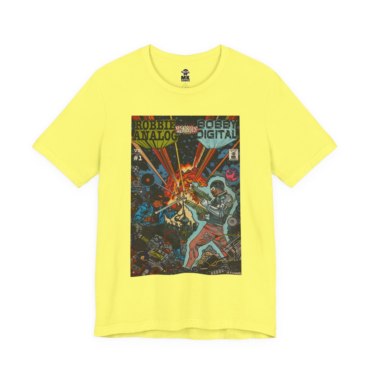 Analog vs. Digital - Unisex Jersey Short Sleeve Tee