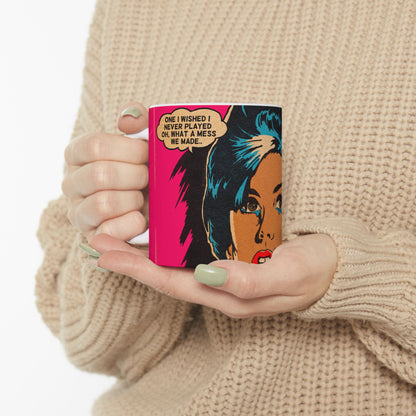 Love is a Losing Game - MK Comics - Ceramic Mug, (11oz, 15oz)