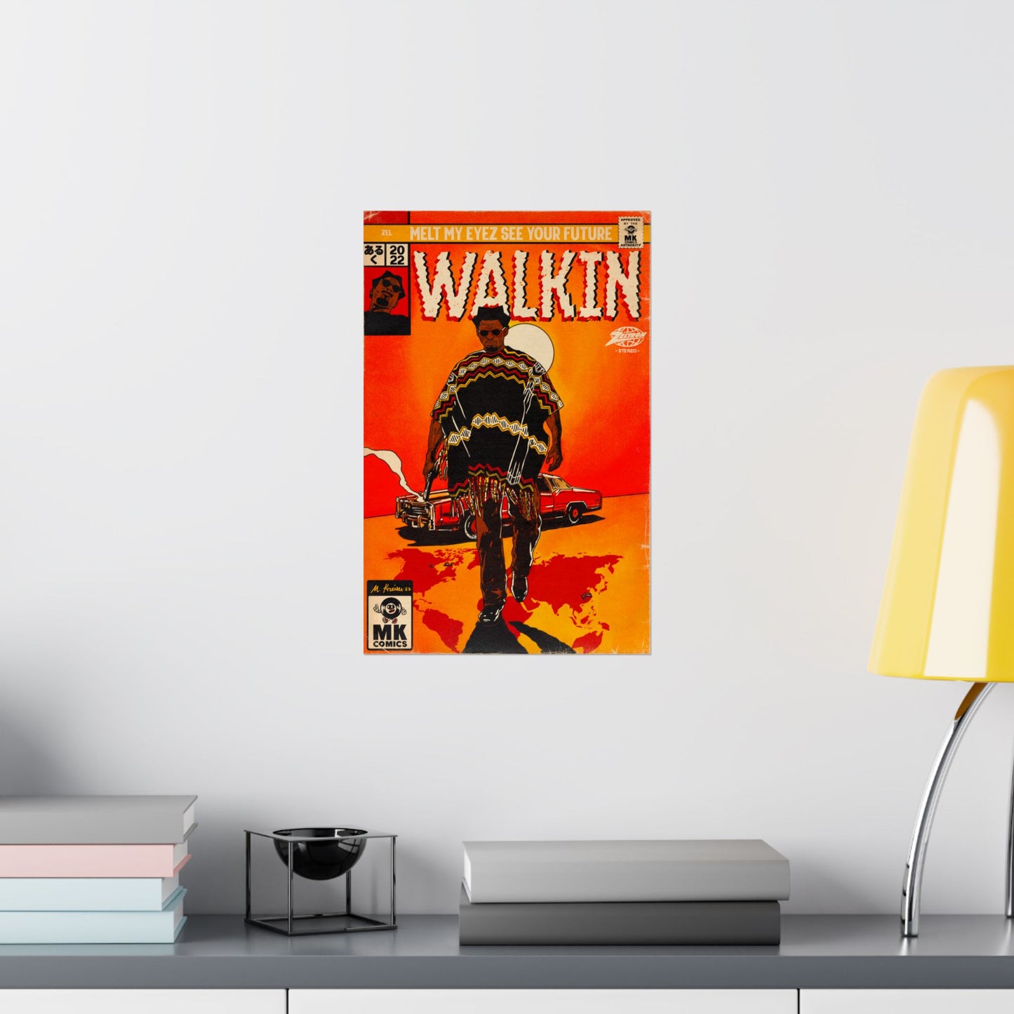 Walkin’ - Vertical Matte Posters