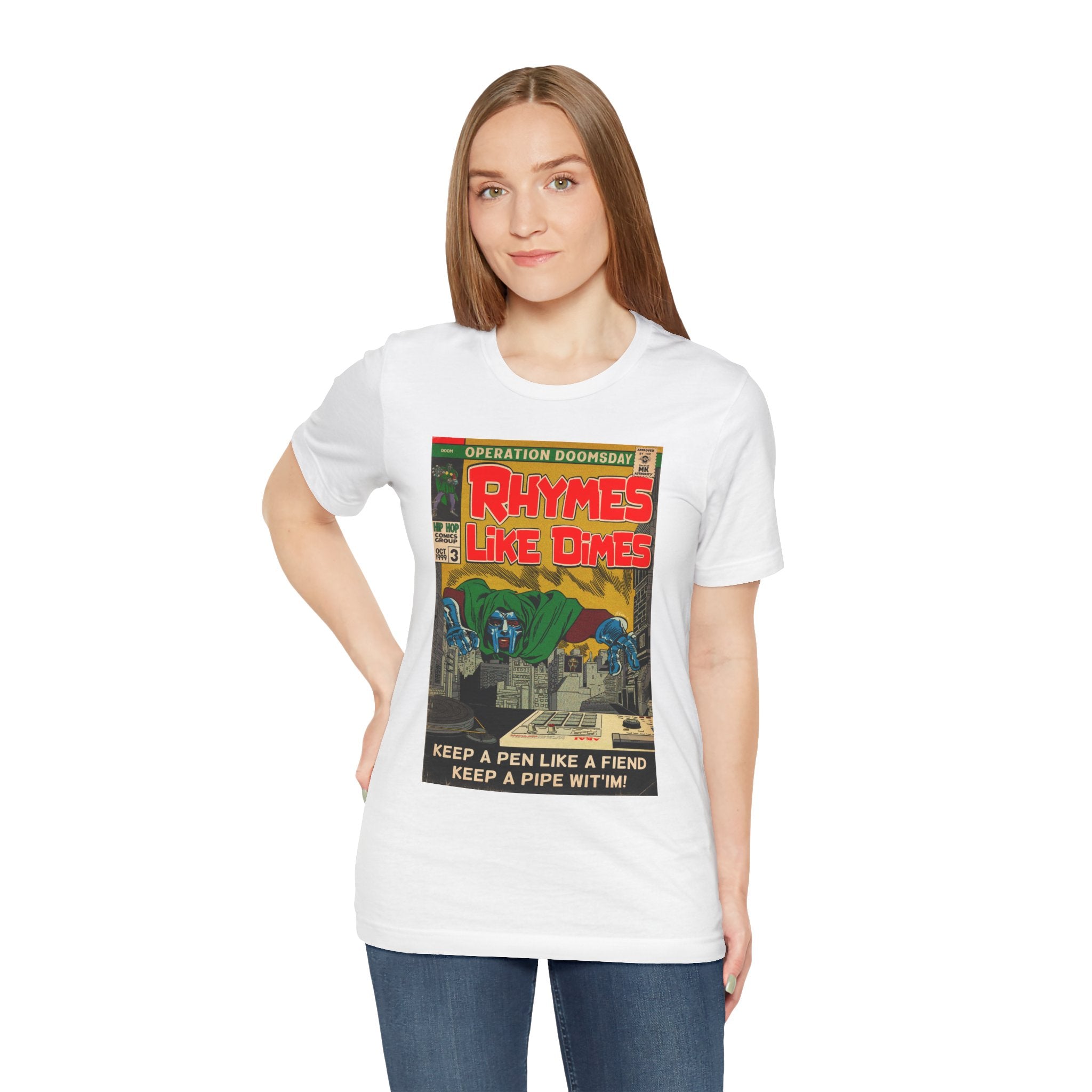 Rhymes Like Dimes - Unisex Jersey Short Sleeve Tee