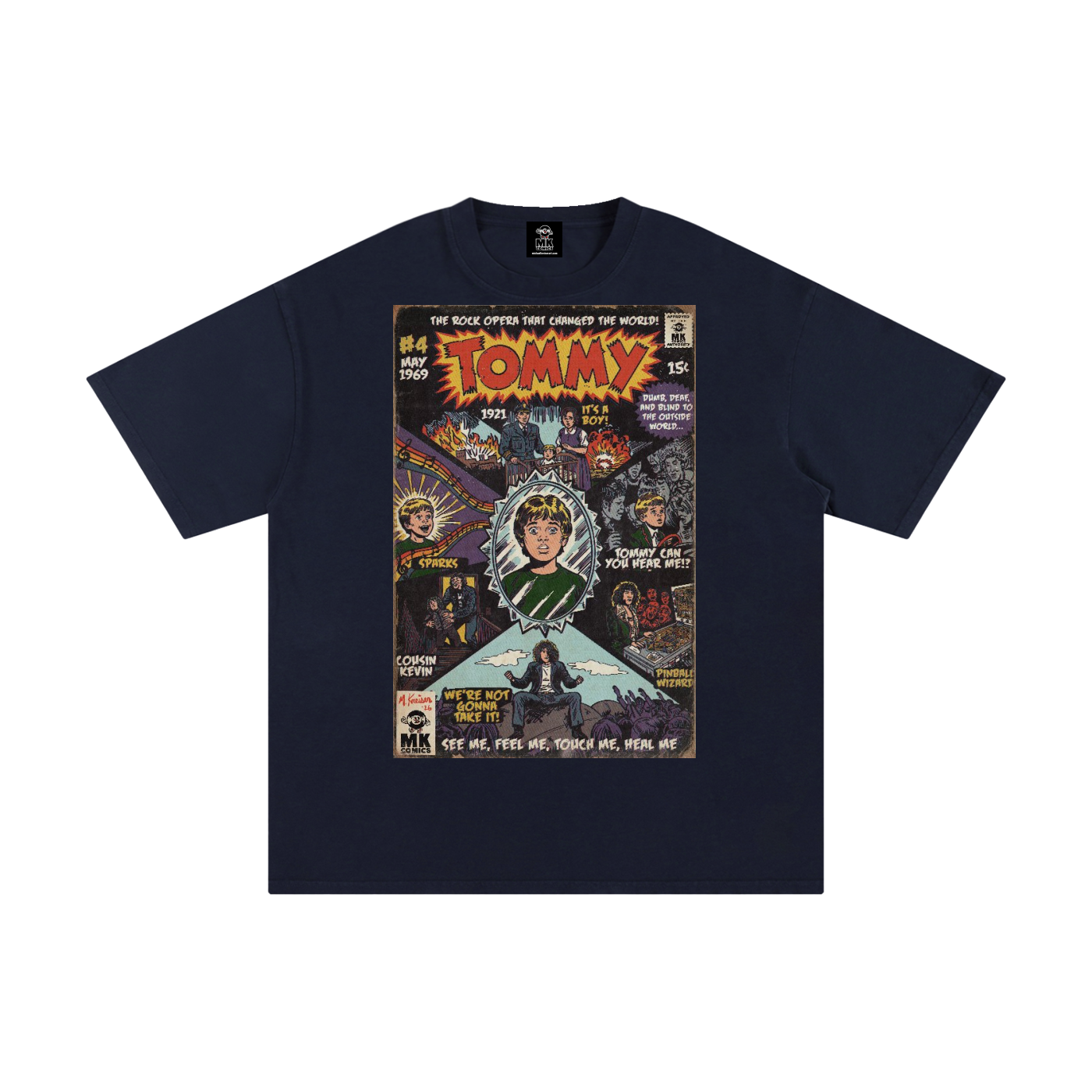 Tommy - Unisex Pure Cotton T-Shirt