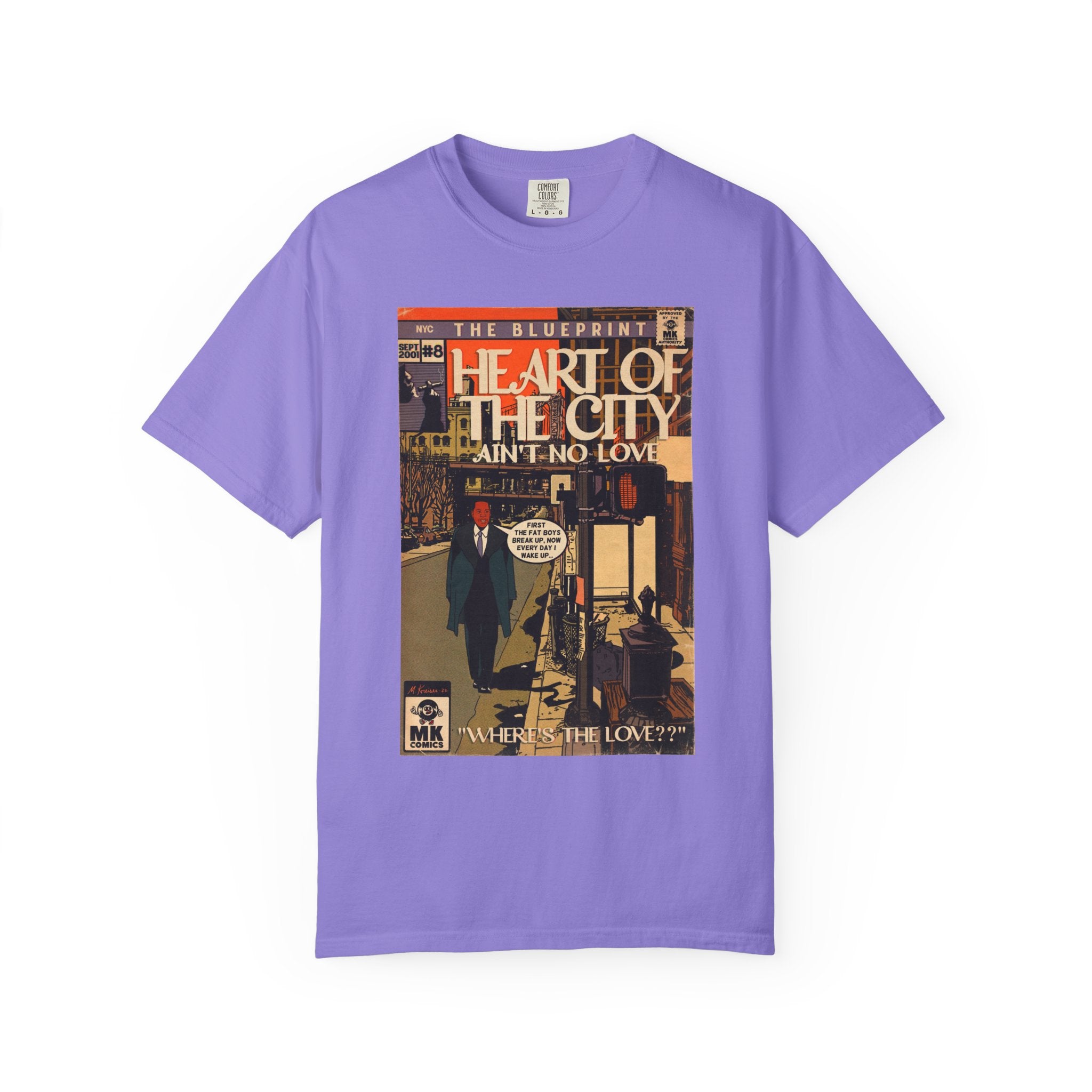 Heart of the City - Unisex Garment-Dyed T-shirt