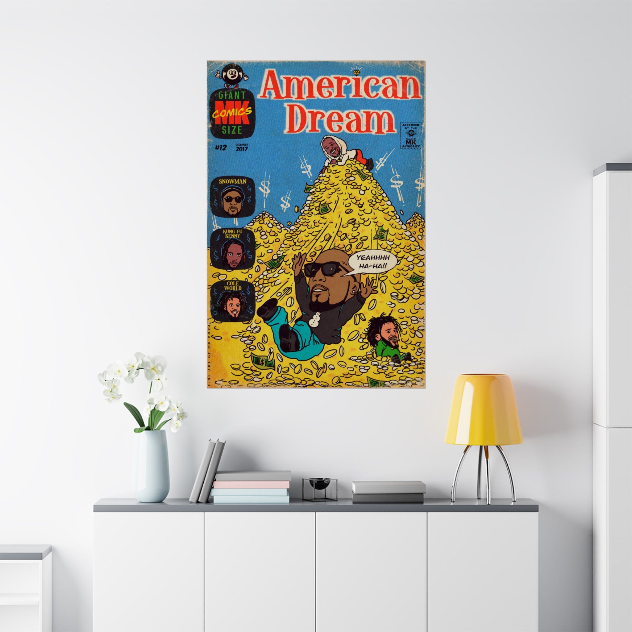 American Dream - Matte Vertical Posters