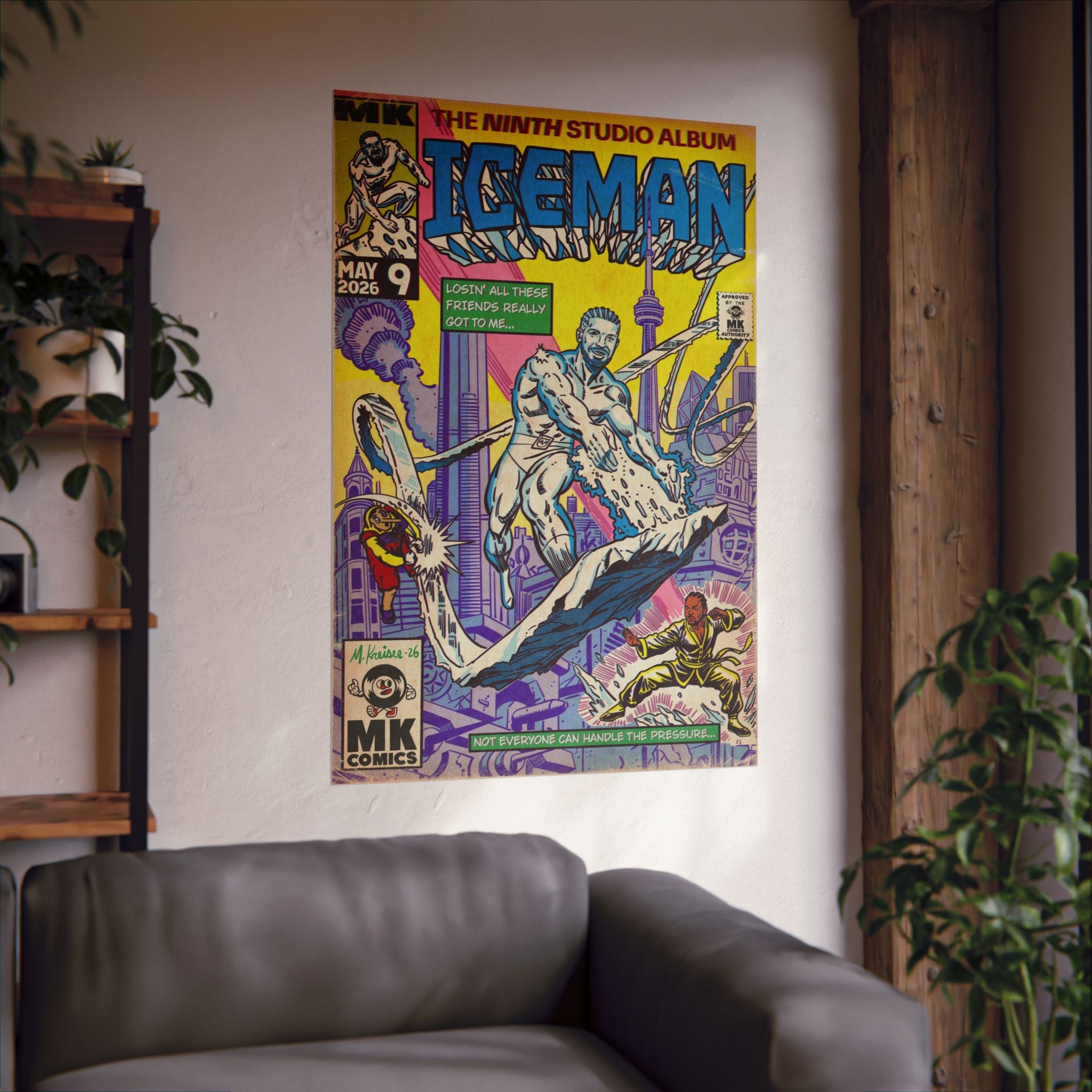 Iceman - Matte Vertical Posters