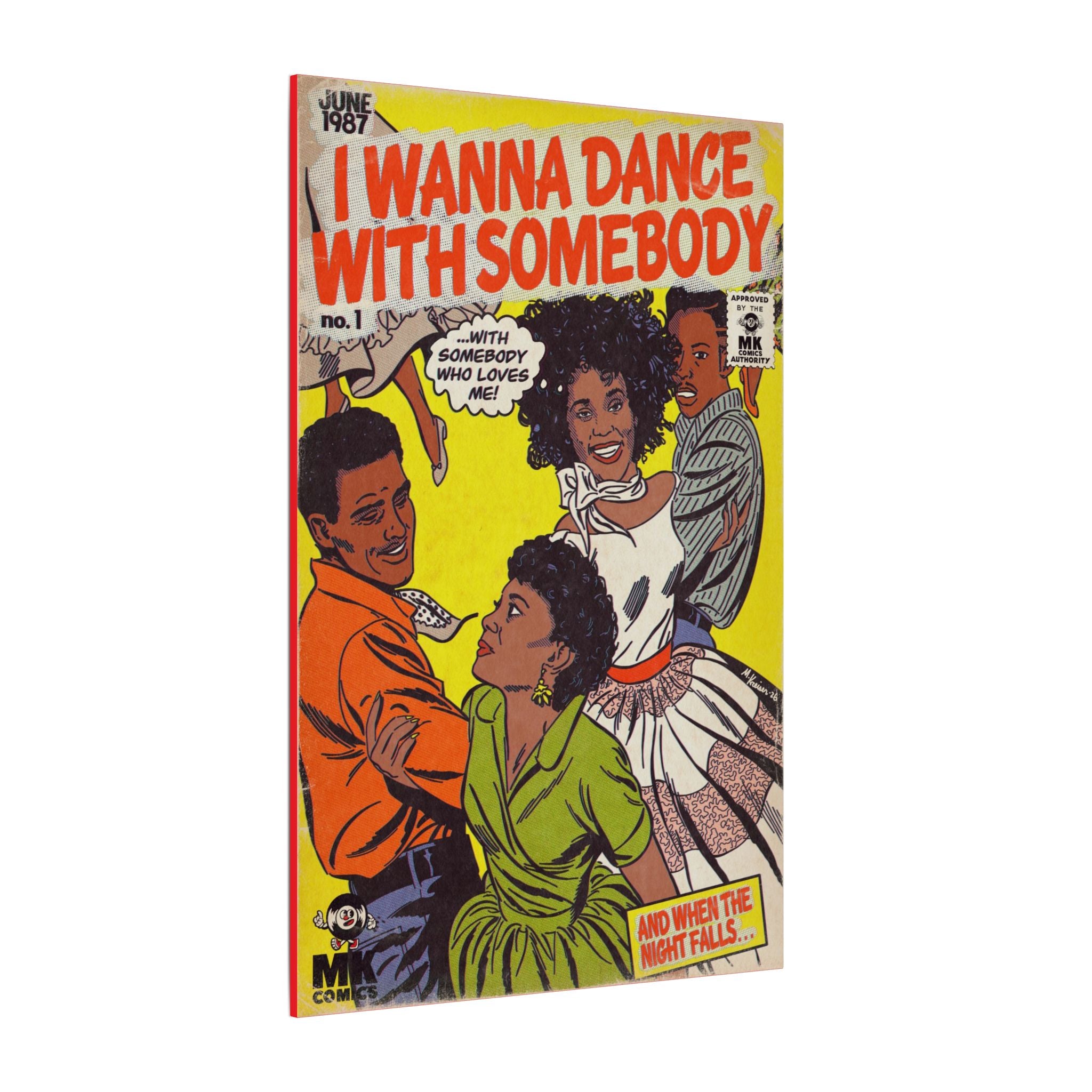 I Wanna Dance with Somebody - Matte Canvas, Stretched, 0.75" (Multi-Size)