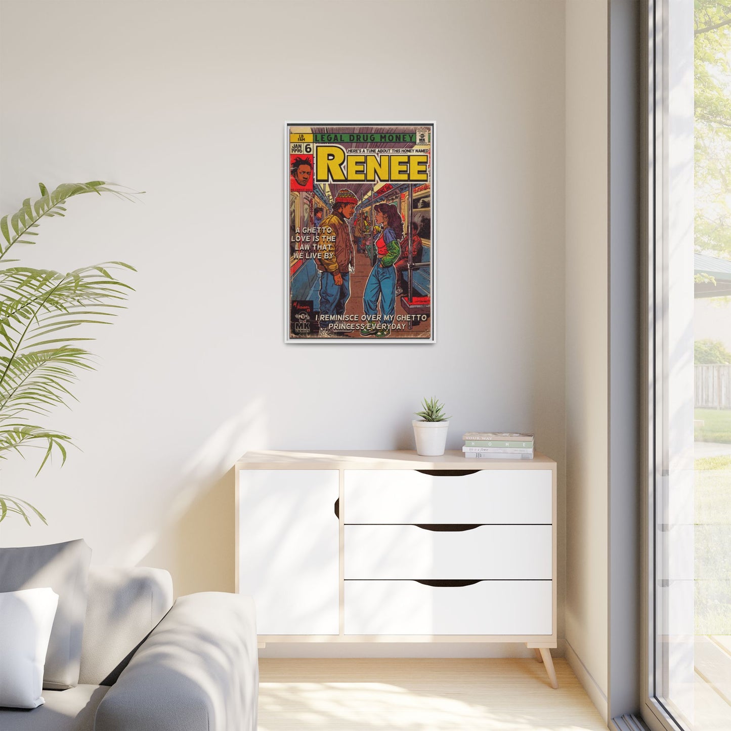 Lost Boyz - Renee - Matte Canvas, Framed (Multi-color)