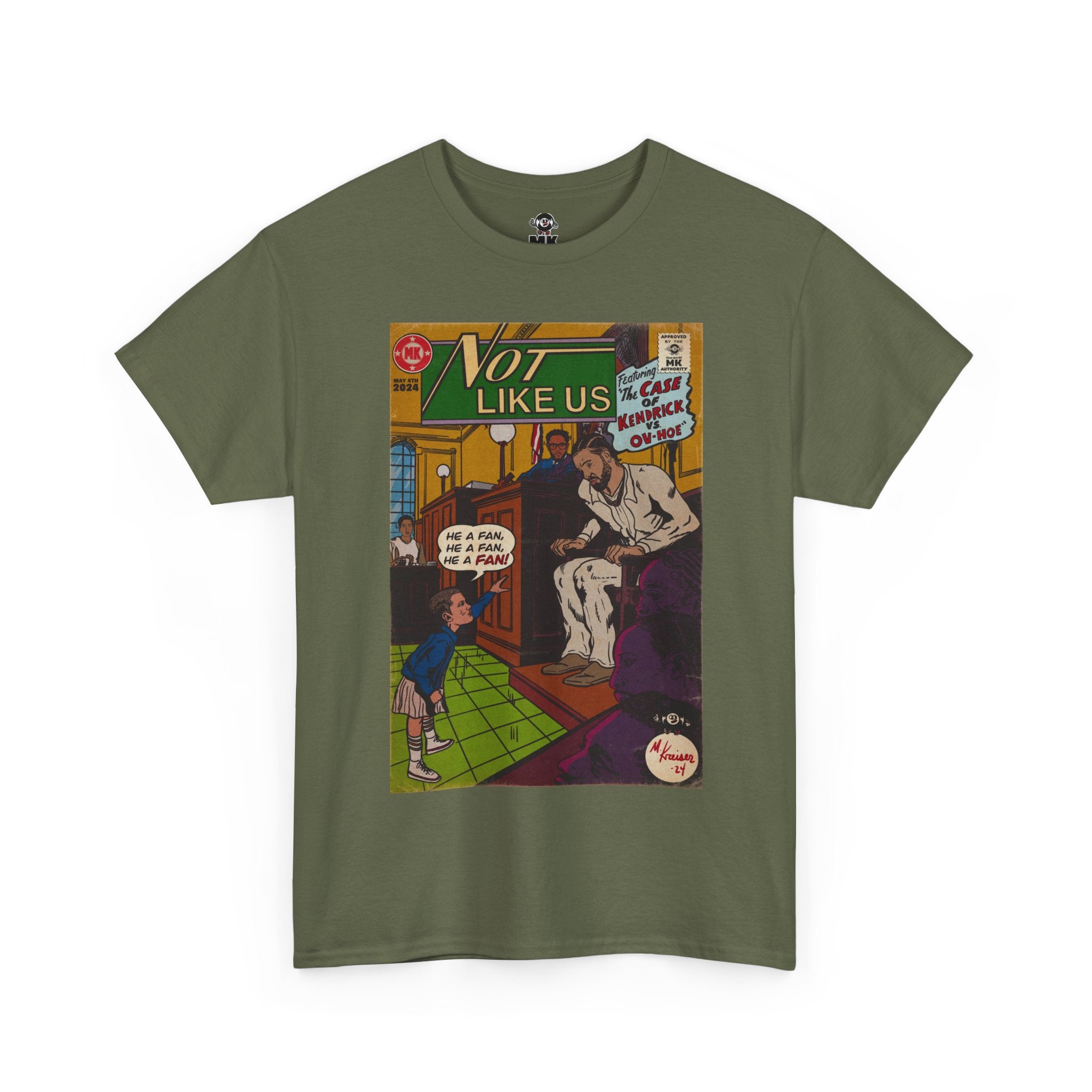 Not Like Us - MK Classic - Unisex Heavy Cotton Tee