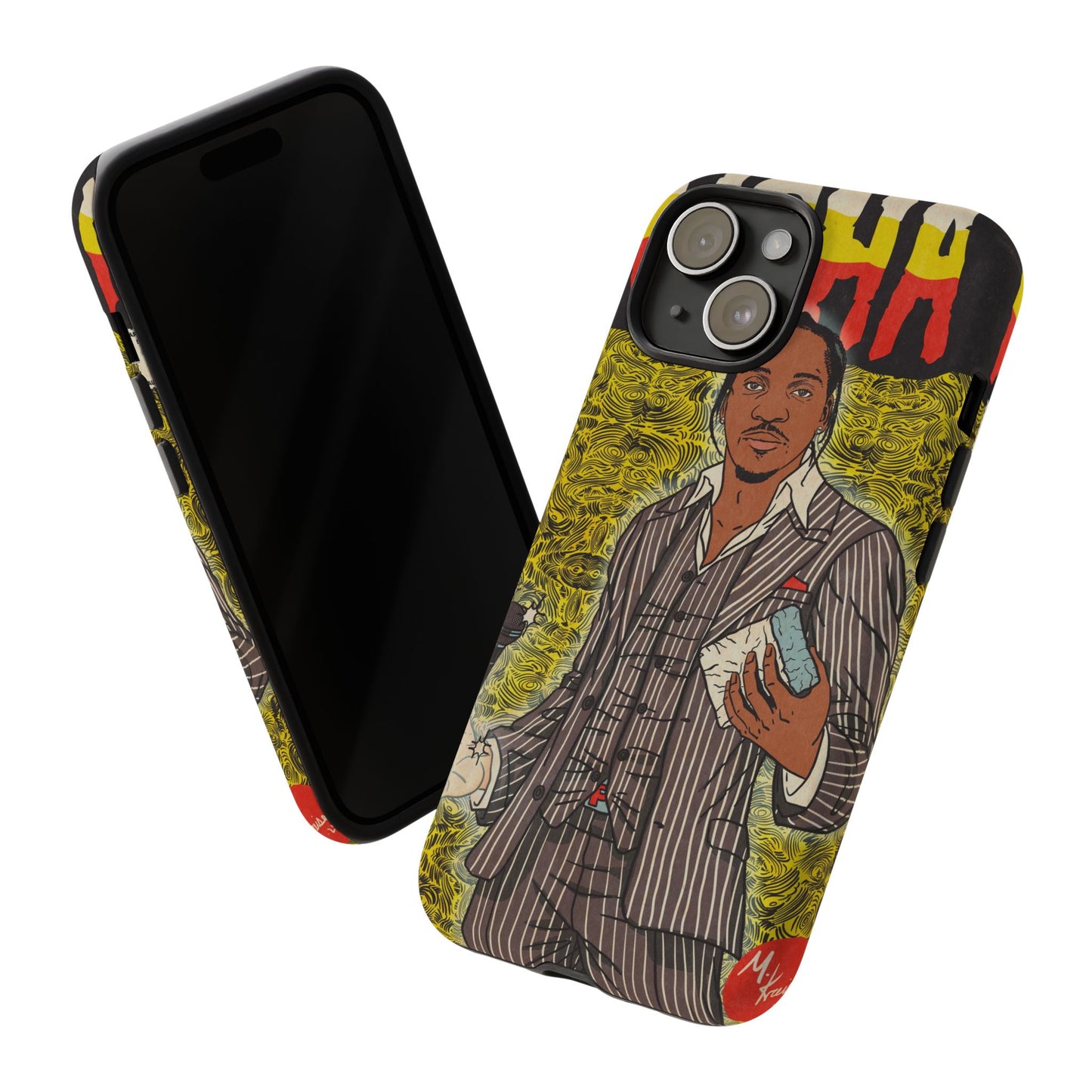 Pusha T - Comic Book Art - Tough Phone Cases