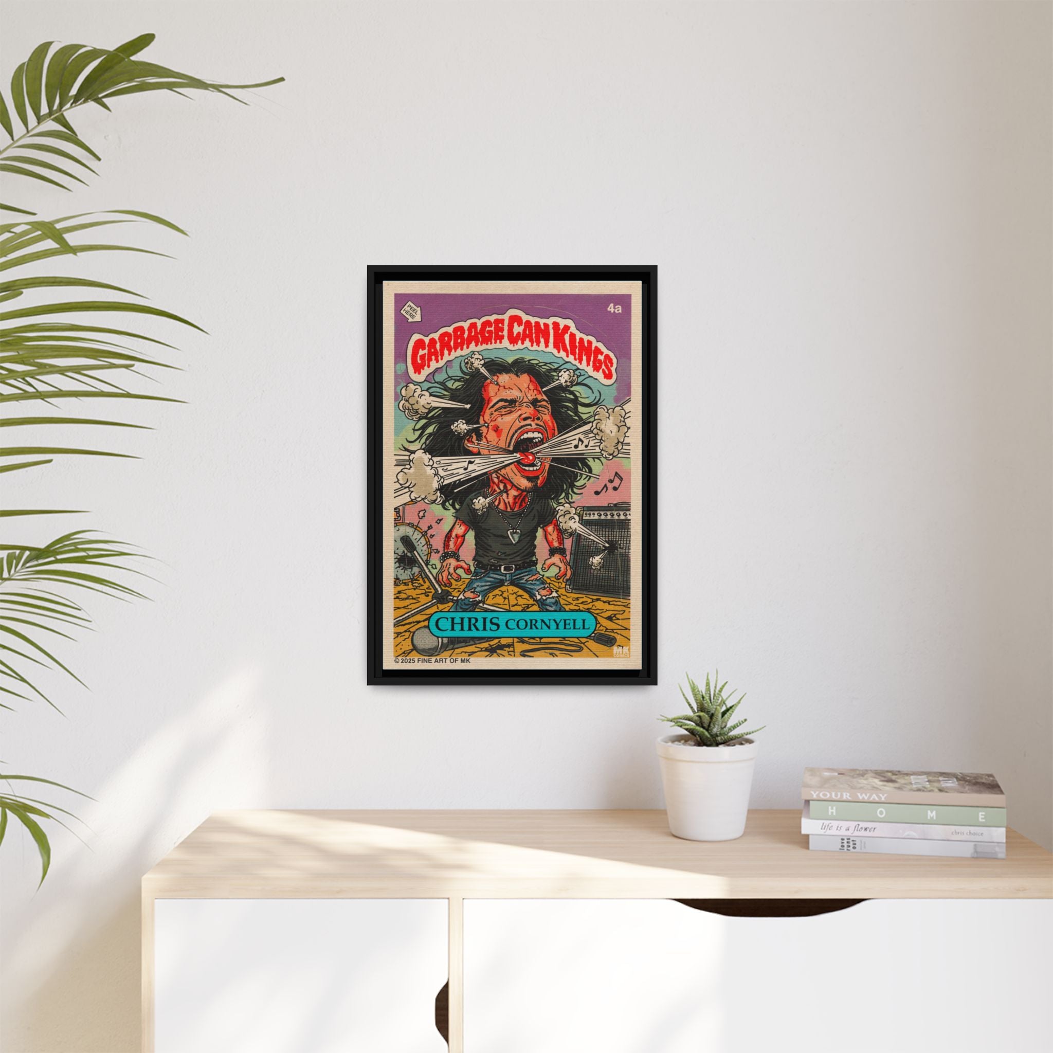 Chris Cornyell - Matte Canvas, Framed (Multi-color)