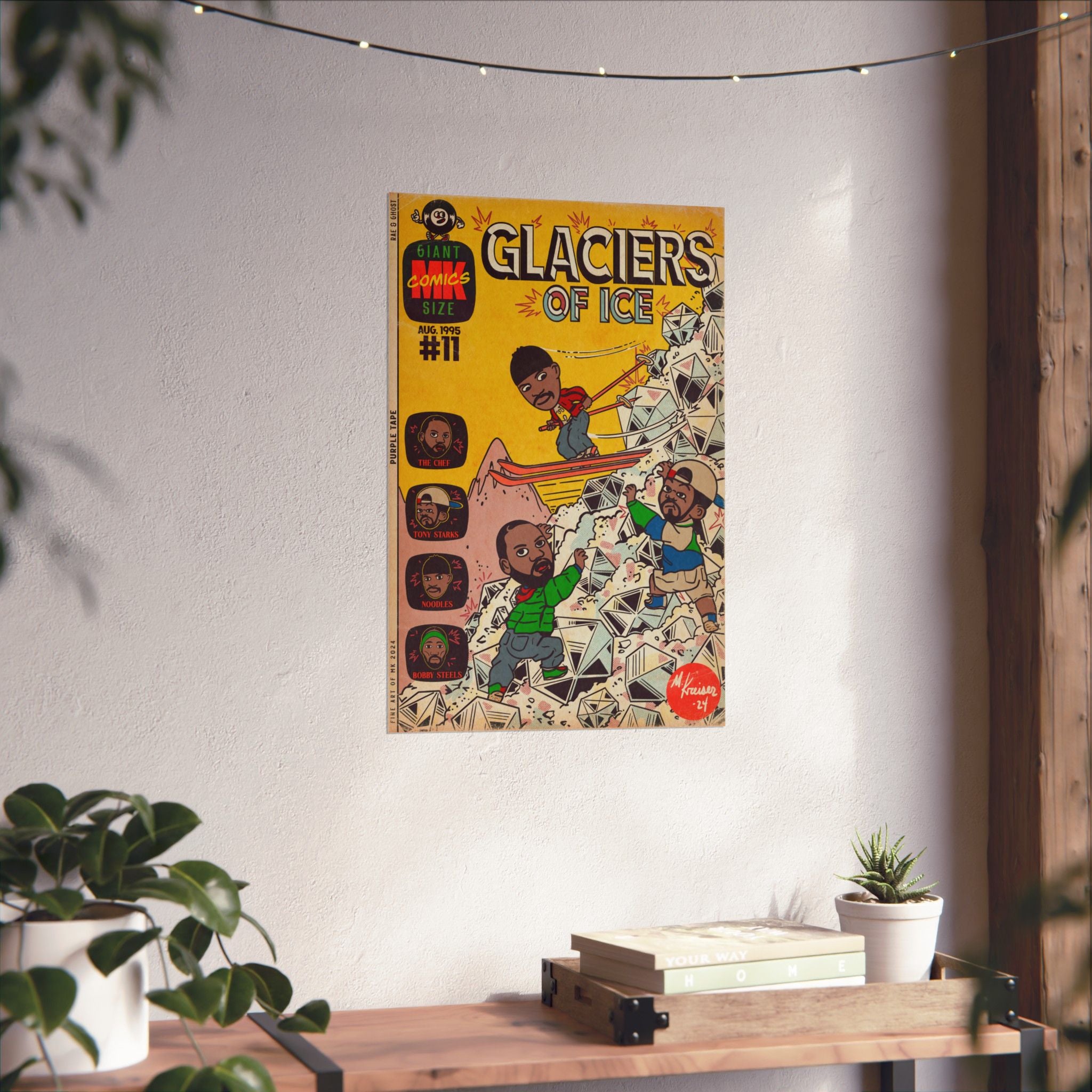 Glaciers of Ice - Matte Vertical Poster