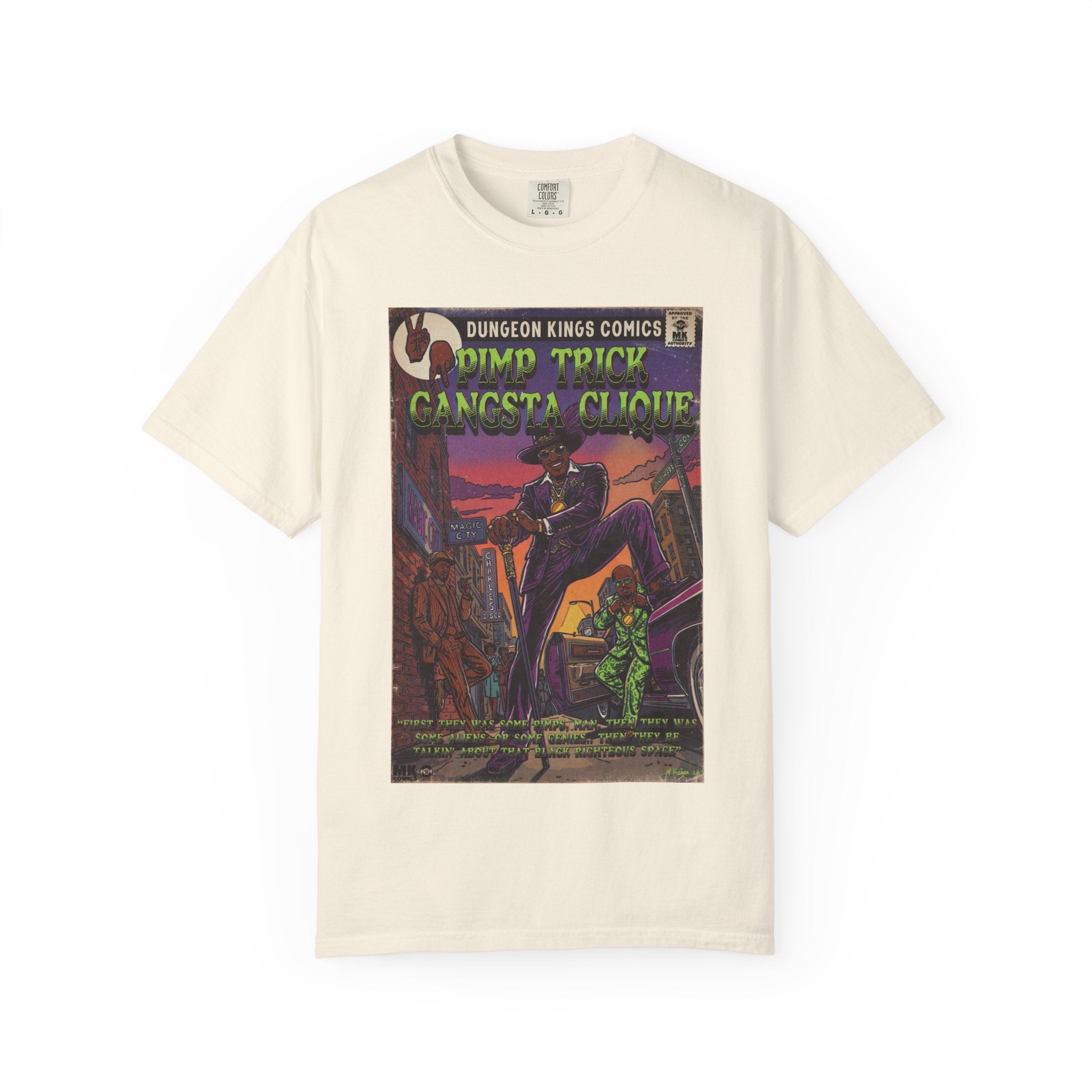 Pimp Trick Gangsta Clique - Unisex Comfort Colors T-shirt