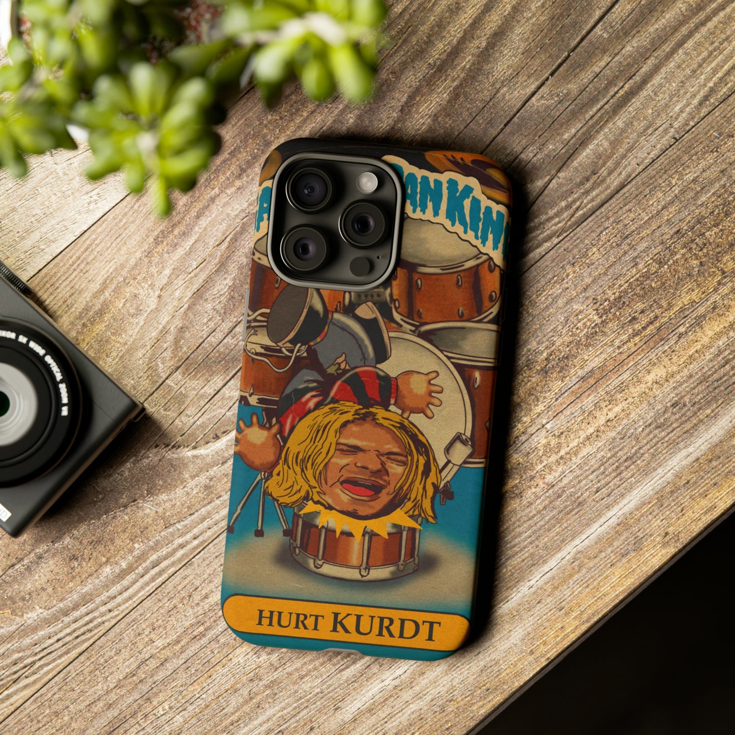 Hurt KURDT - Garbage Can Kings - Nirvana - Tough Phone Cases