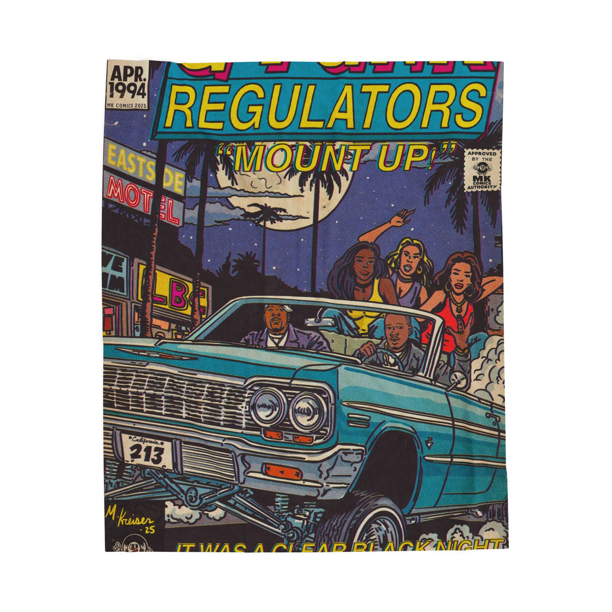 Regulate - Velveteen Plush Blanket