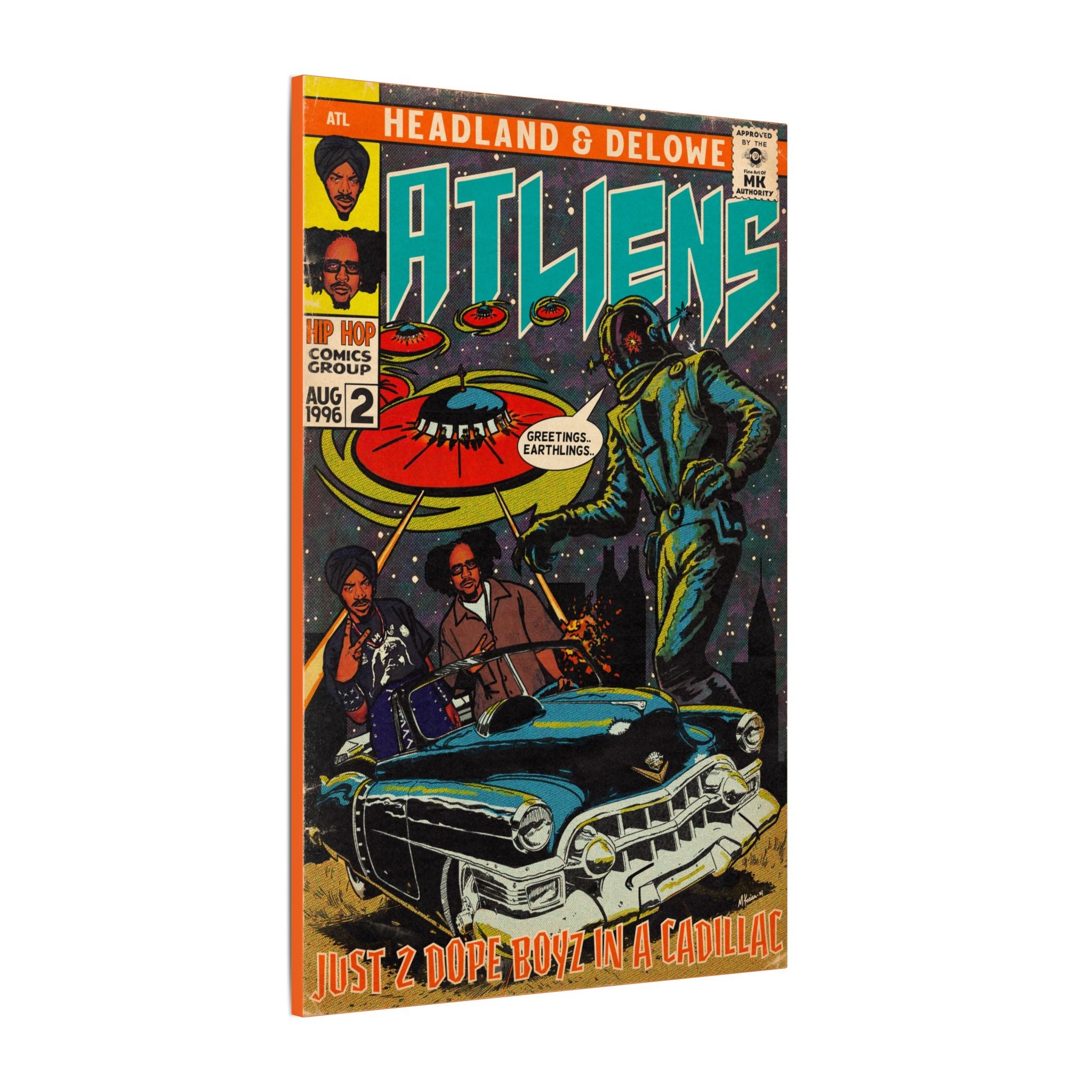ATLiens - 2 Dope Boyz in a Cadillac - Matte Canvas, Stretched, 0.75" (Multi-Size)