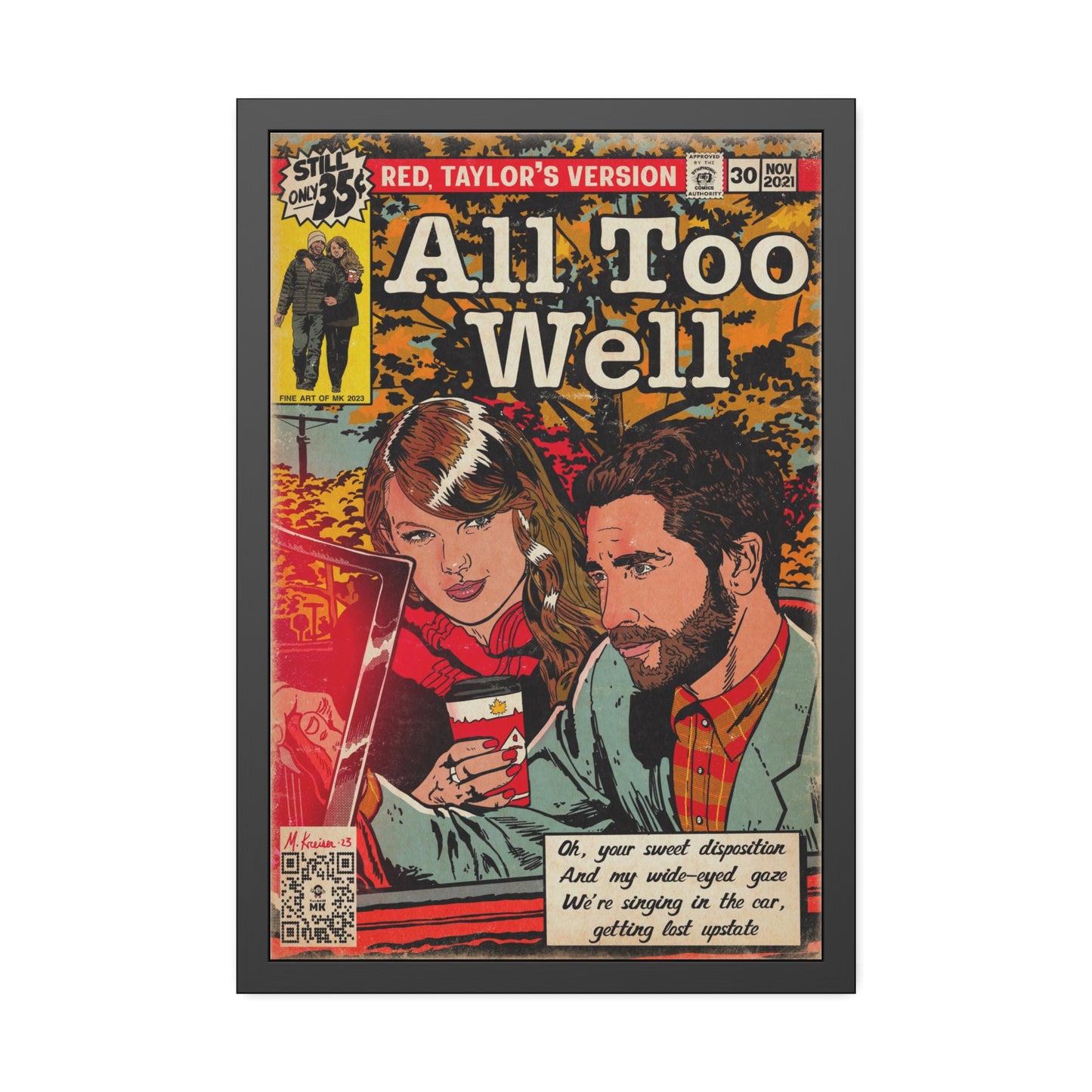 Taylor Swift - All Too Well - Framed Paper Posters