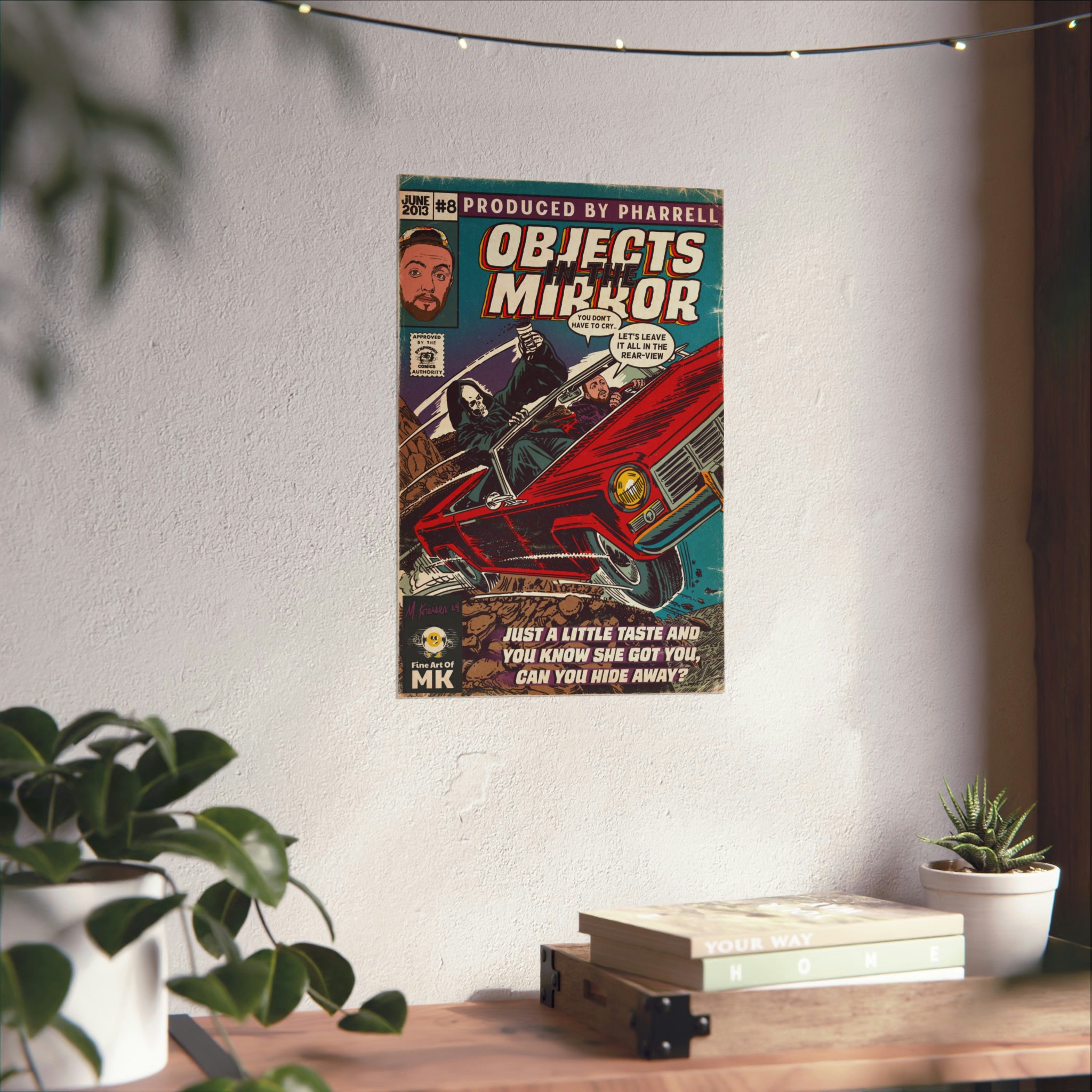 Objects in the Mirror - Matte Vertical Posters