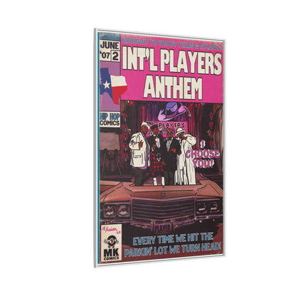 Int’l Players Anthem - Matte Canvas, Framed (Multi-color)
