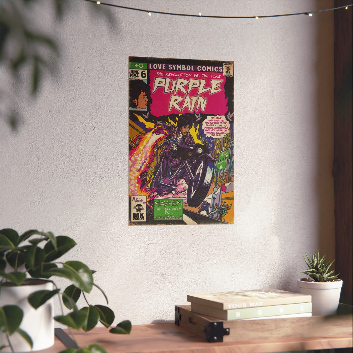 Purple Rain - Matte Vertical Posters