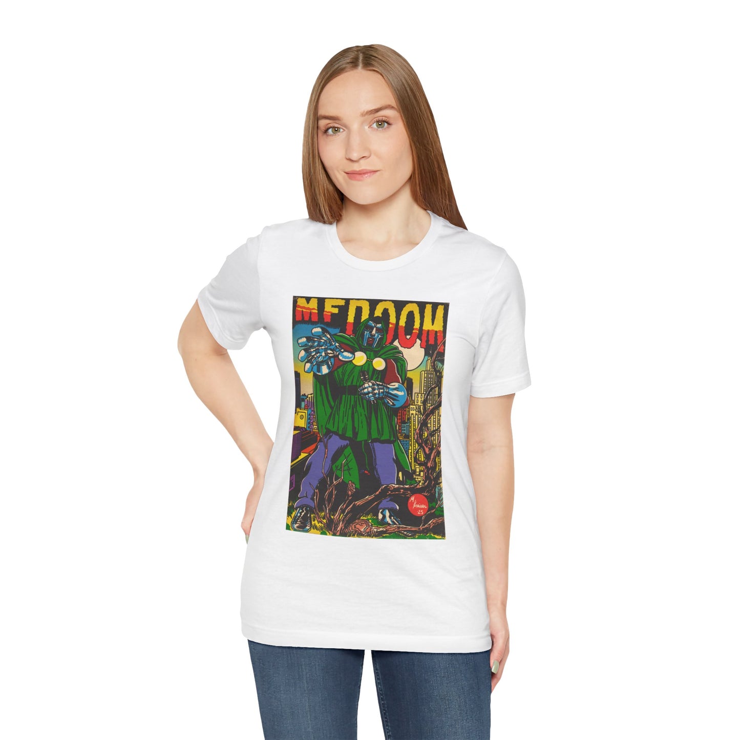 DOOM - Comic Book Art - Unisex Jersey T-Shirt