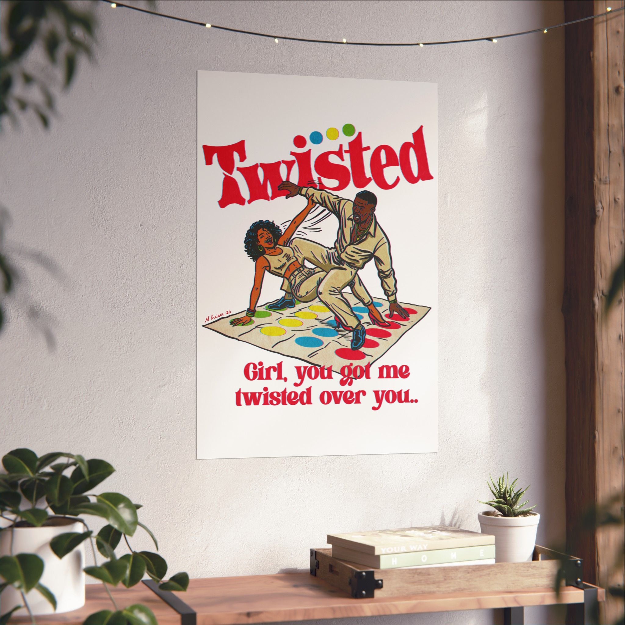 Twisted - Matte Vertical Posters