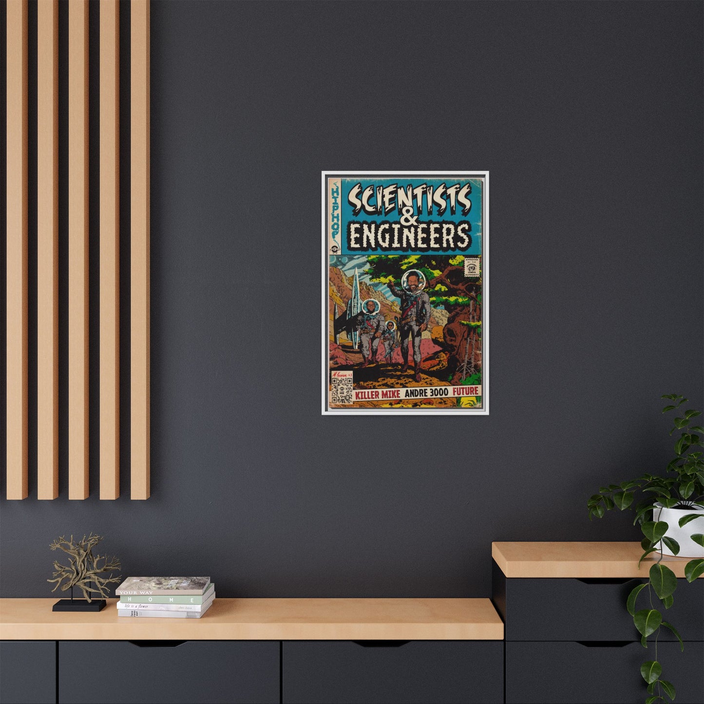 Killer Mike - Scientists & Engineers - Andre 3000 - Future - Gallery Canvas Wraps, Vertical Frame