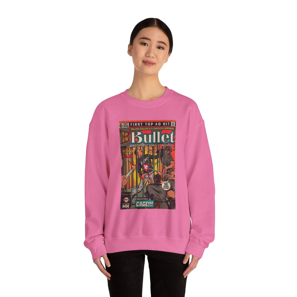 Bullet With Butterfly Wings - Unisex Heavy Blend™ Crewneck Sweatshirt