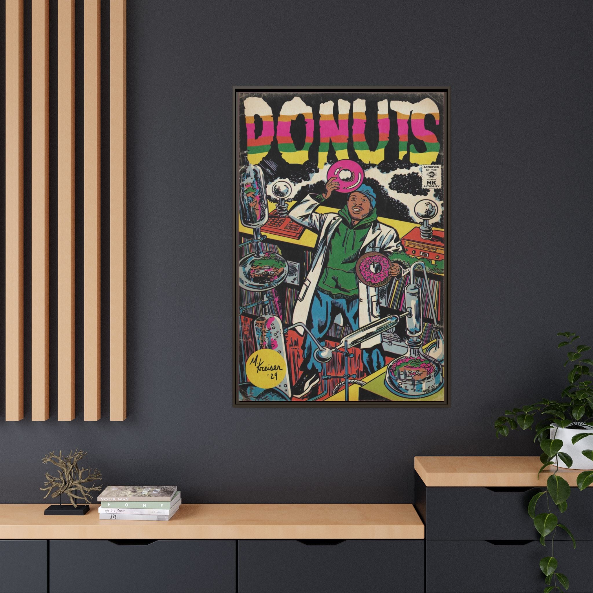 Donuts - Gallery Canvas Wraps, Vertical Frame