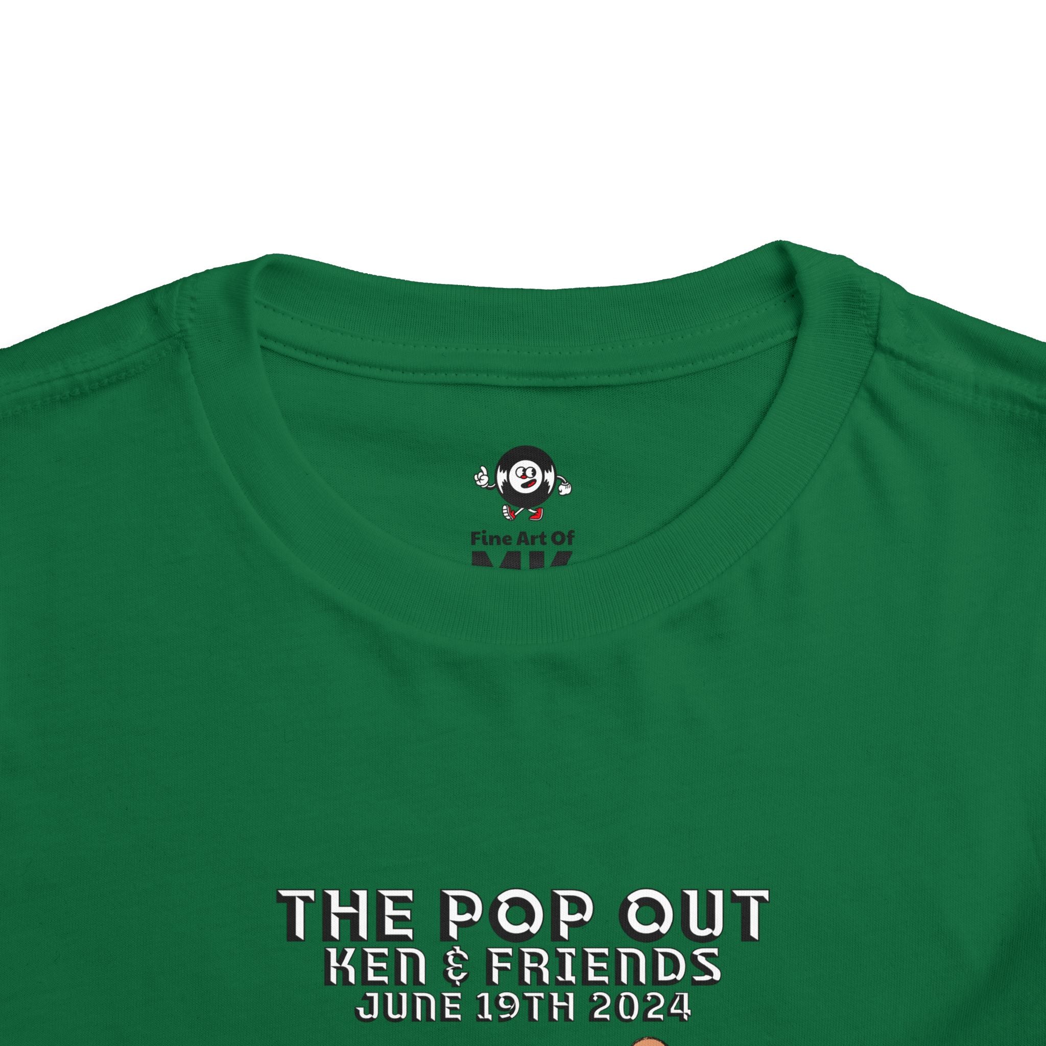 The Pop Out - Toddler Short Sleeve Tee
