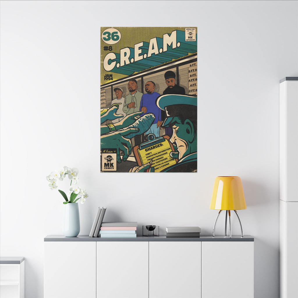 C.R.E.A.M - Matte Canvas, Stretched, 0.75" (Multi-Size)