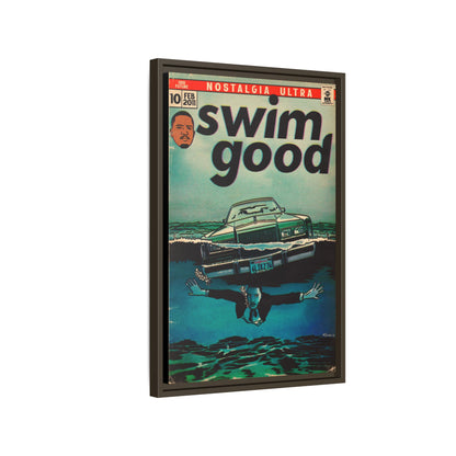 Swim Good - Matte Canvas, Framed (Multi-color)