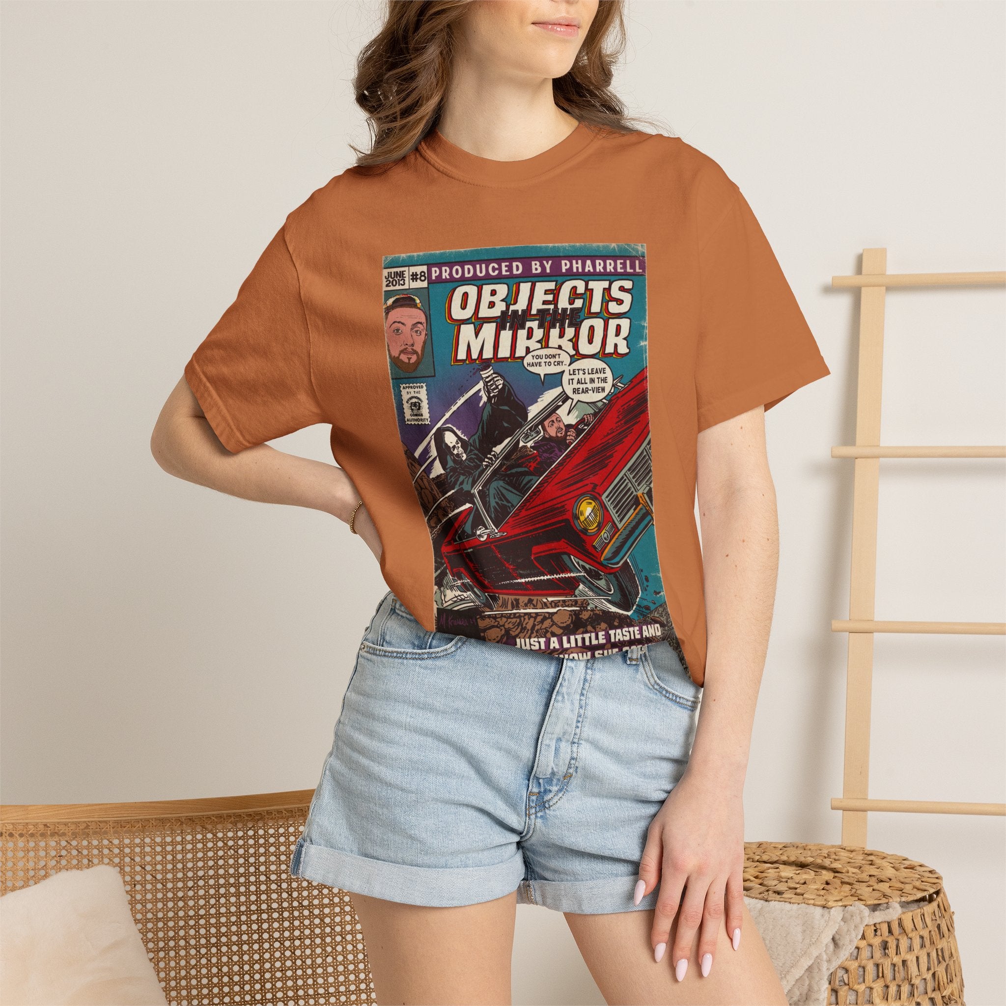 Objects in the Mirror - Unisex Comfort Colors T-shirt