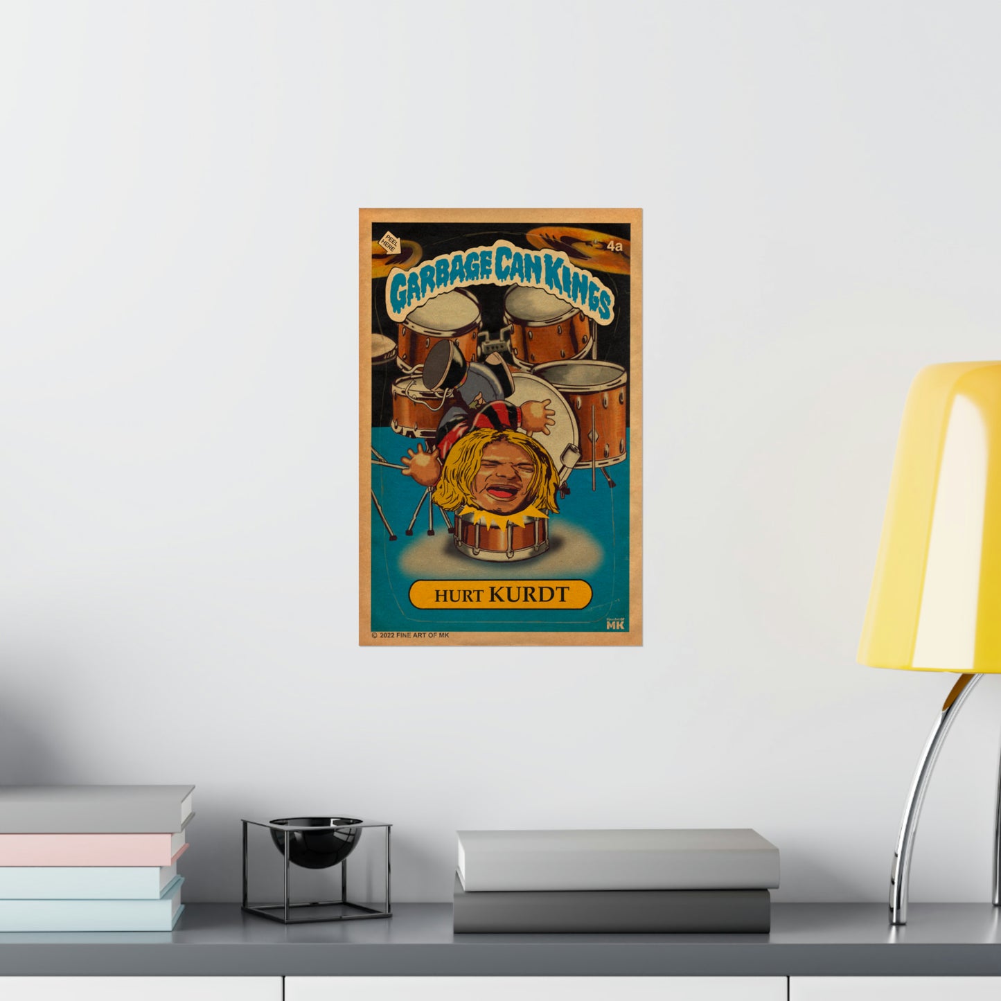 Hurt KURDT- Garbage Can Kings - Nirvana - Matte Vertical Posters
