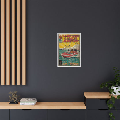 Life is Beautiful - Matte Canvas, Framed (Multi-color)