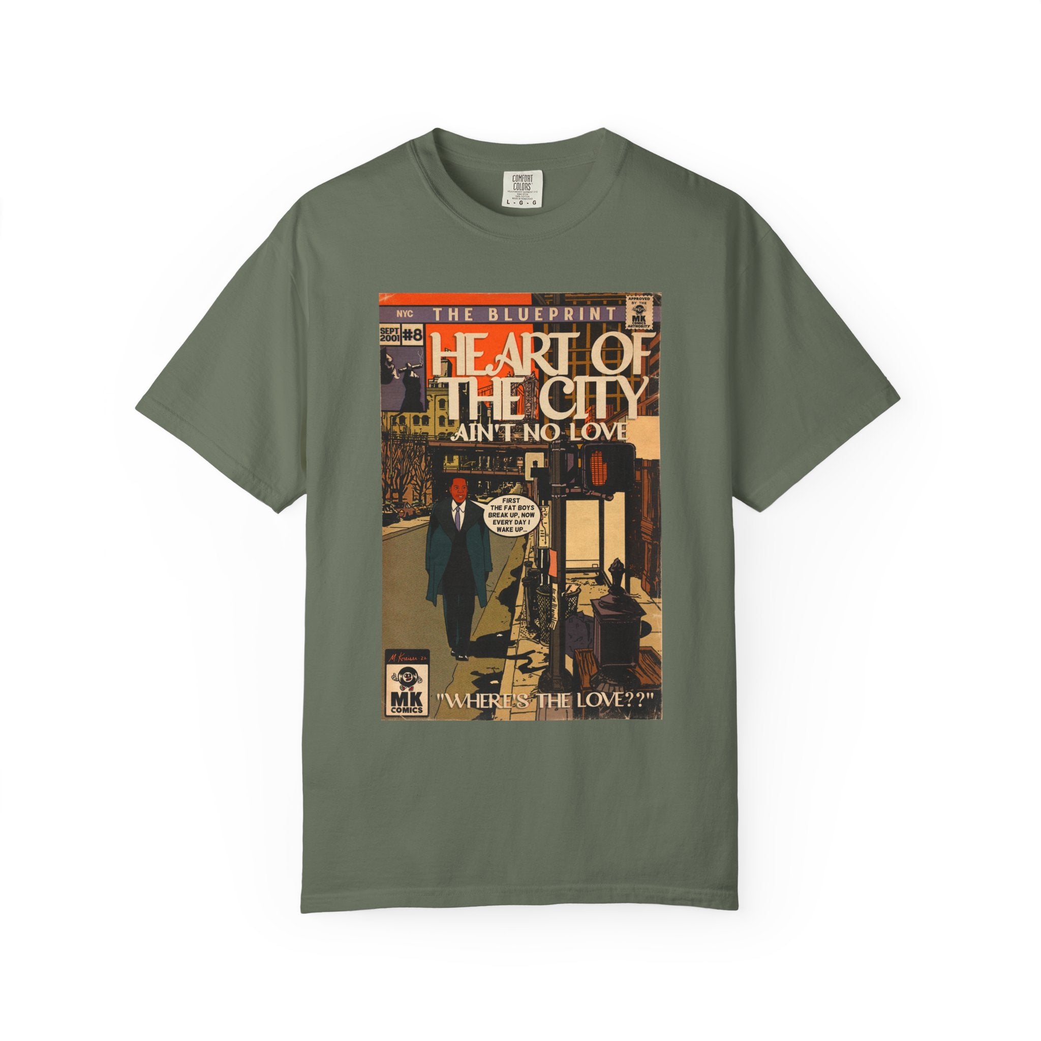 Heart of the City - Unisex Garment-Dyed T-shirt