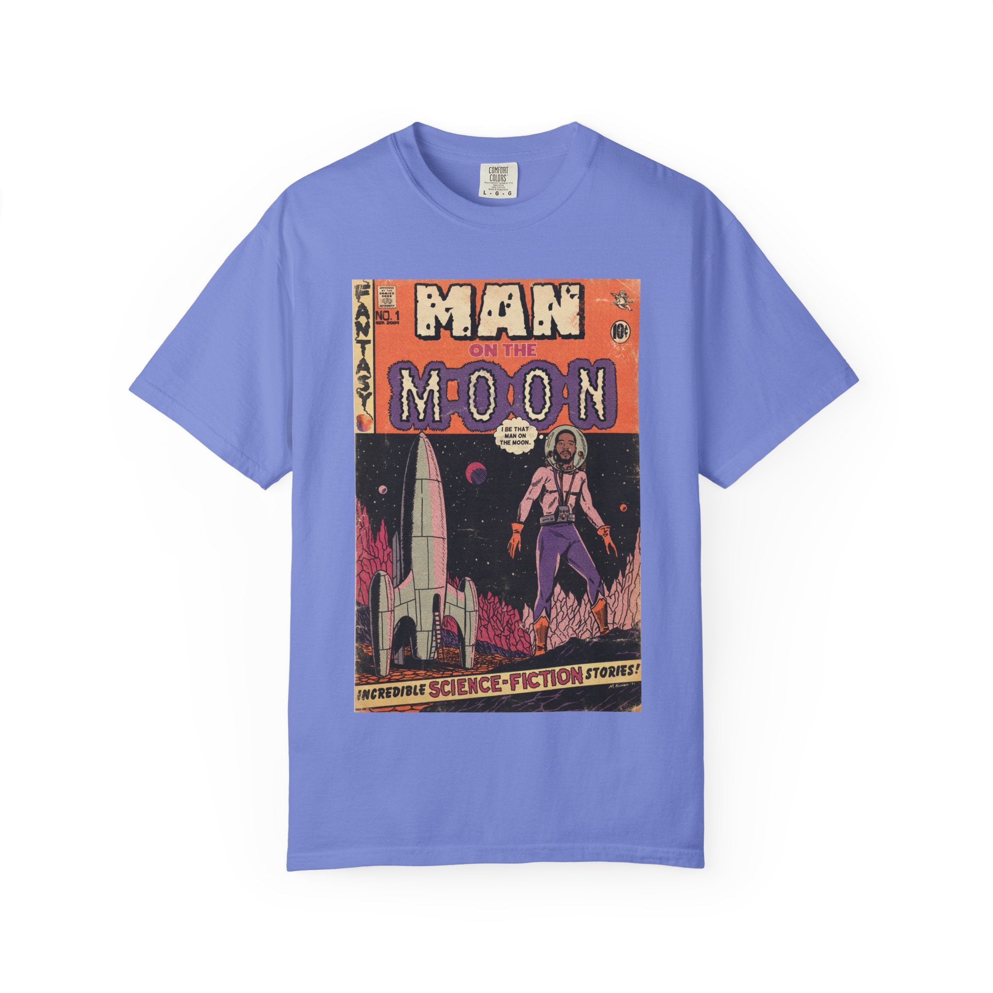 Man on the Moon - Unisex Comfort Colors T-shirt