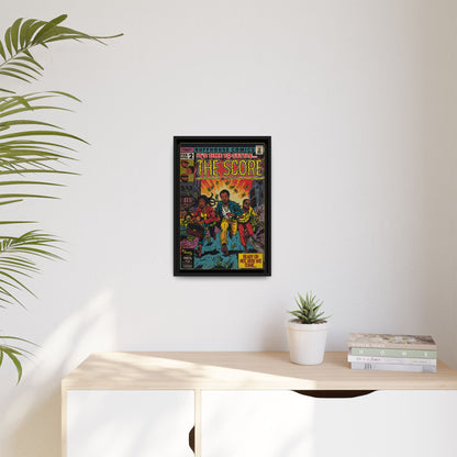 The Score - Matte Canvas, Framed (Multi-color)