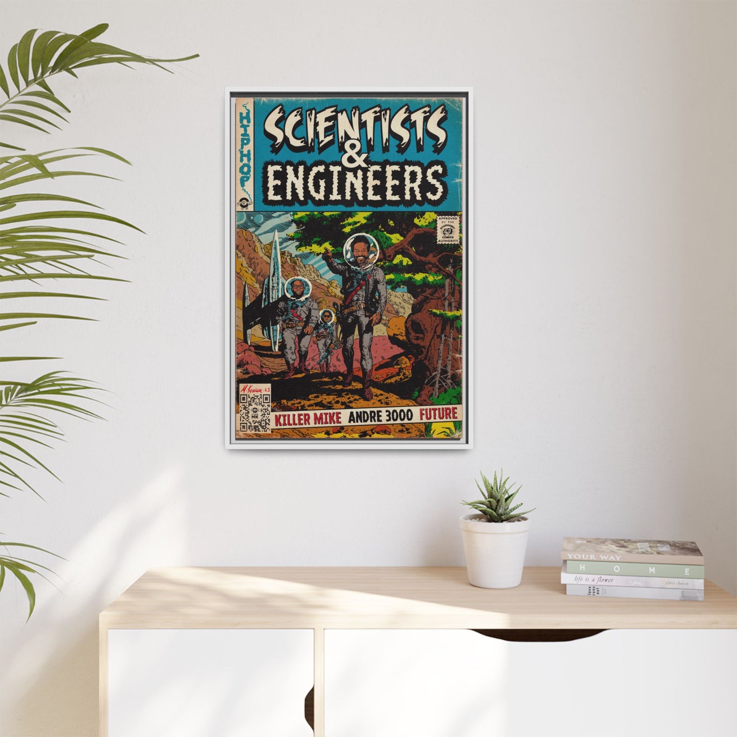 Killer Mike - Scientists & Engineers - Andre 3000 - Future - Gallery Canvas Wraps, Vertical Frame