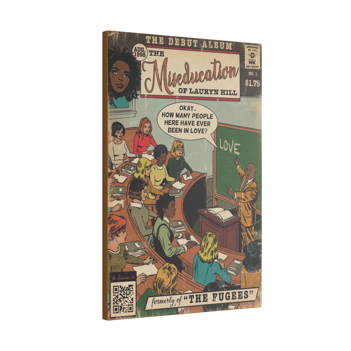 Lauryn Hill - The Miseducation of.. - Matte Canvas, Stretched