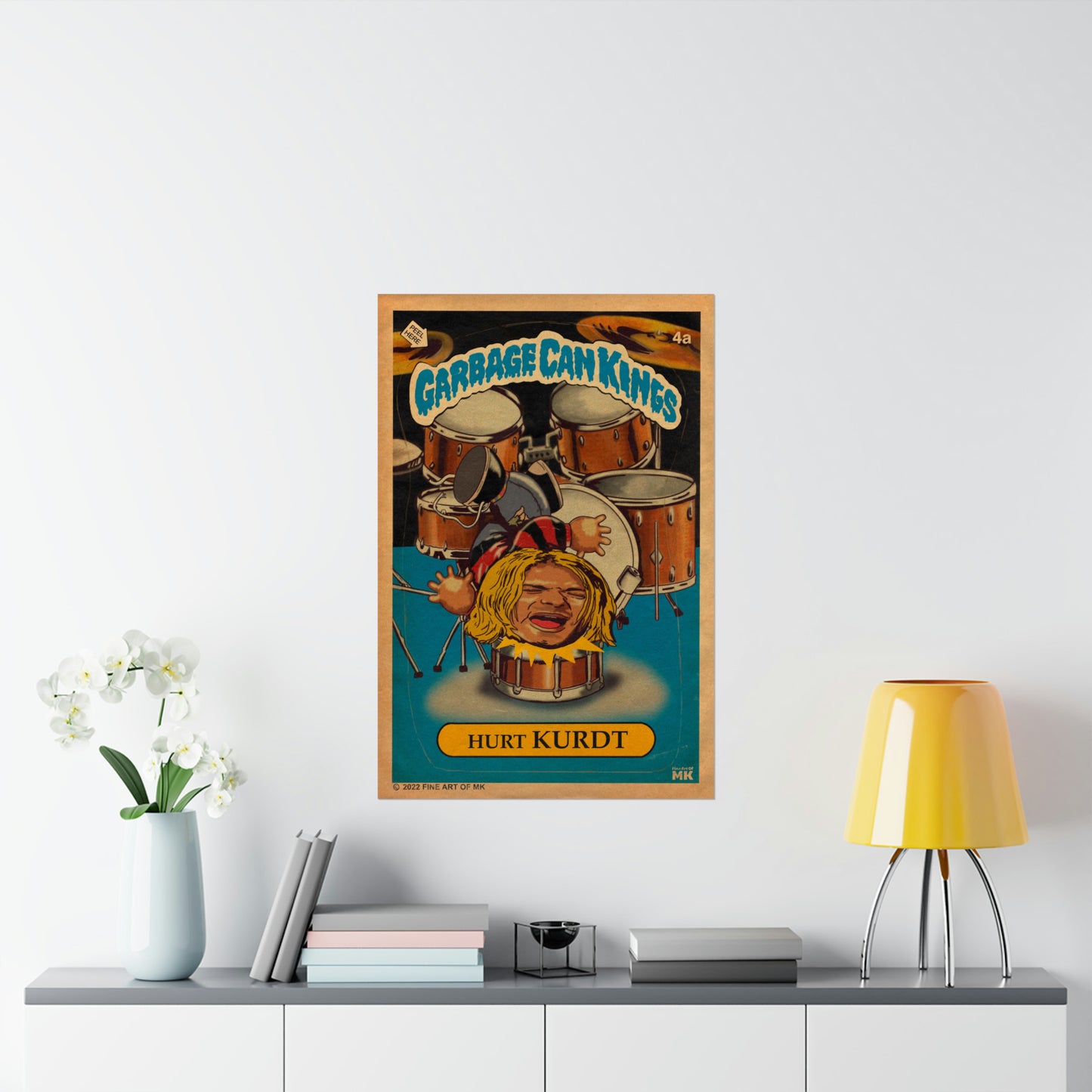 Hurt KURDT- Garbage Can Kings - Nirvana - Matte Vertical Posters