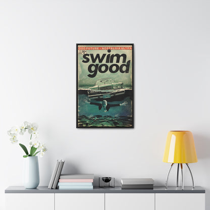 Frank Ocean - Swim Good - Gallery Canvas Wraps, Vertical Frame