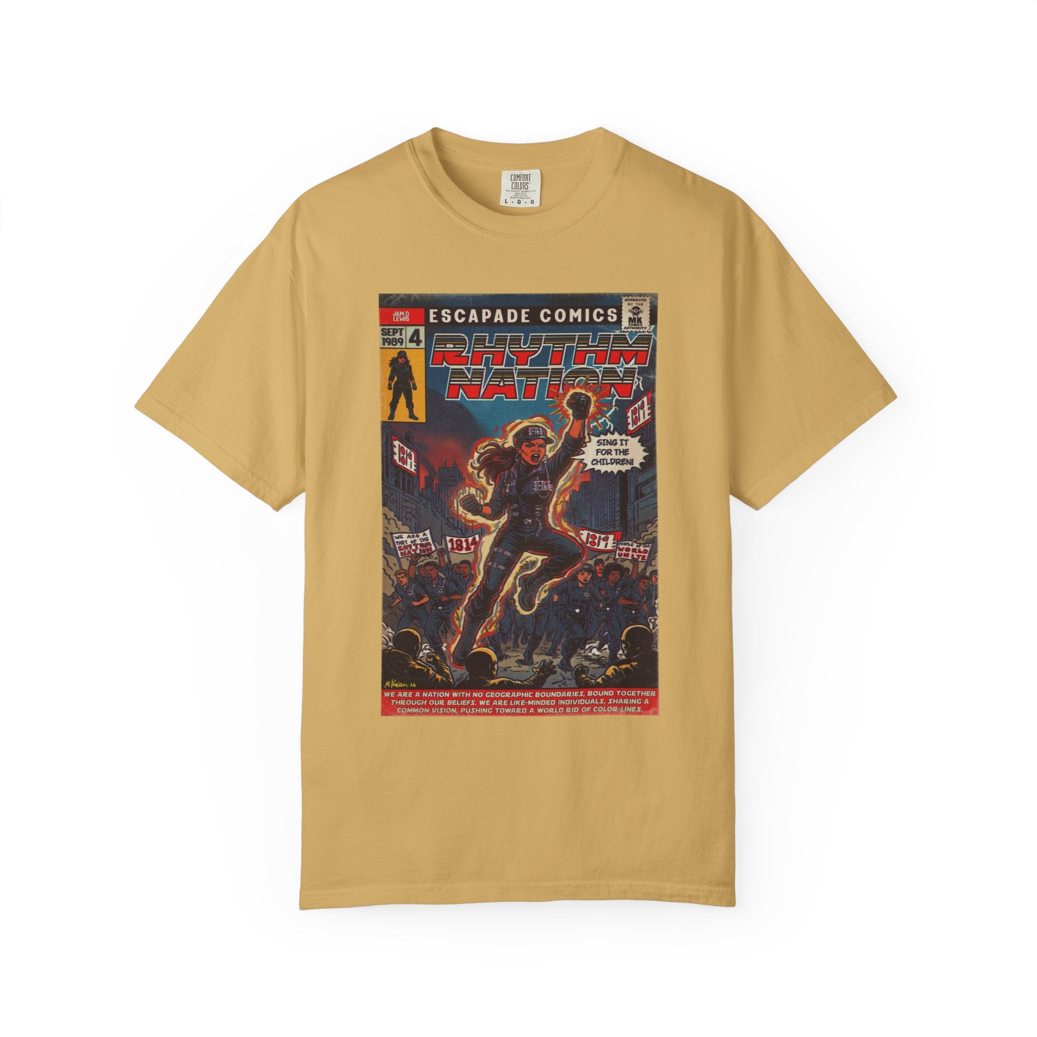 Rhythm Nation - Unisex Comfort Colors T-shirt