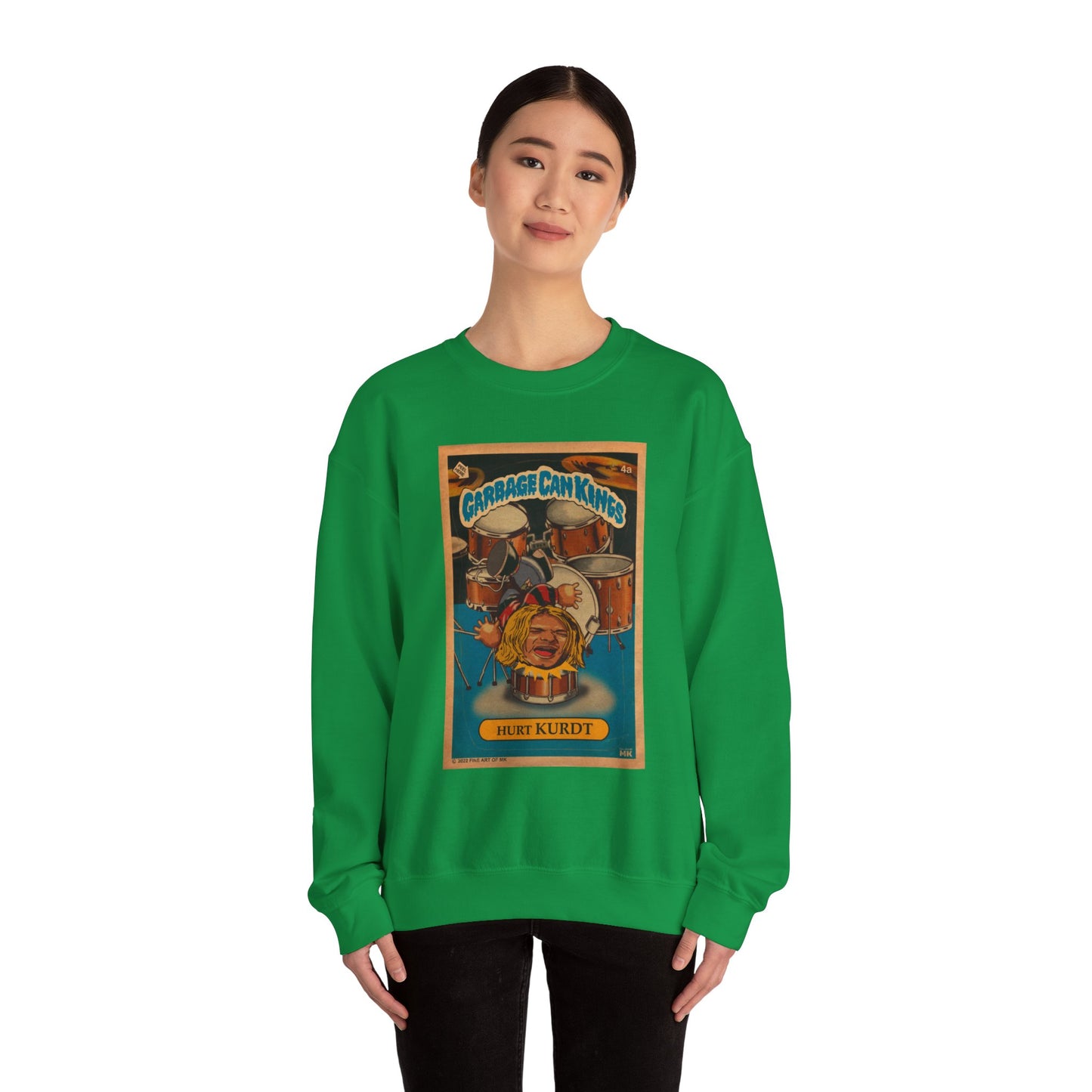 Hurt KURDT - Garbage Can Kings - Nirvana - Unisex Heavy Blend™ Crewneck Sweatshirt