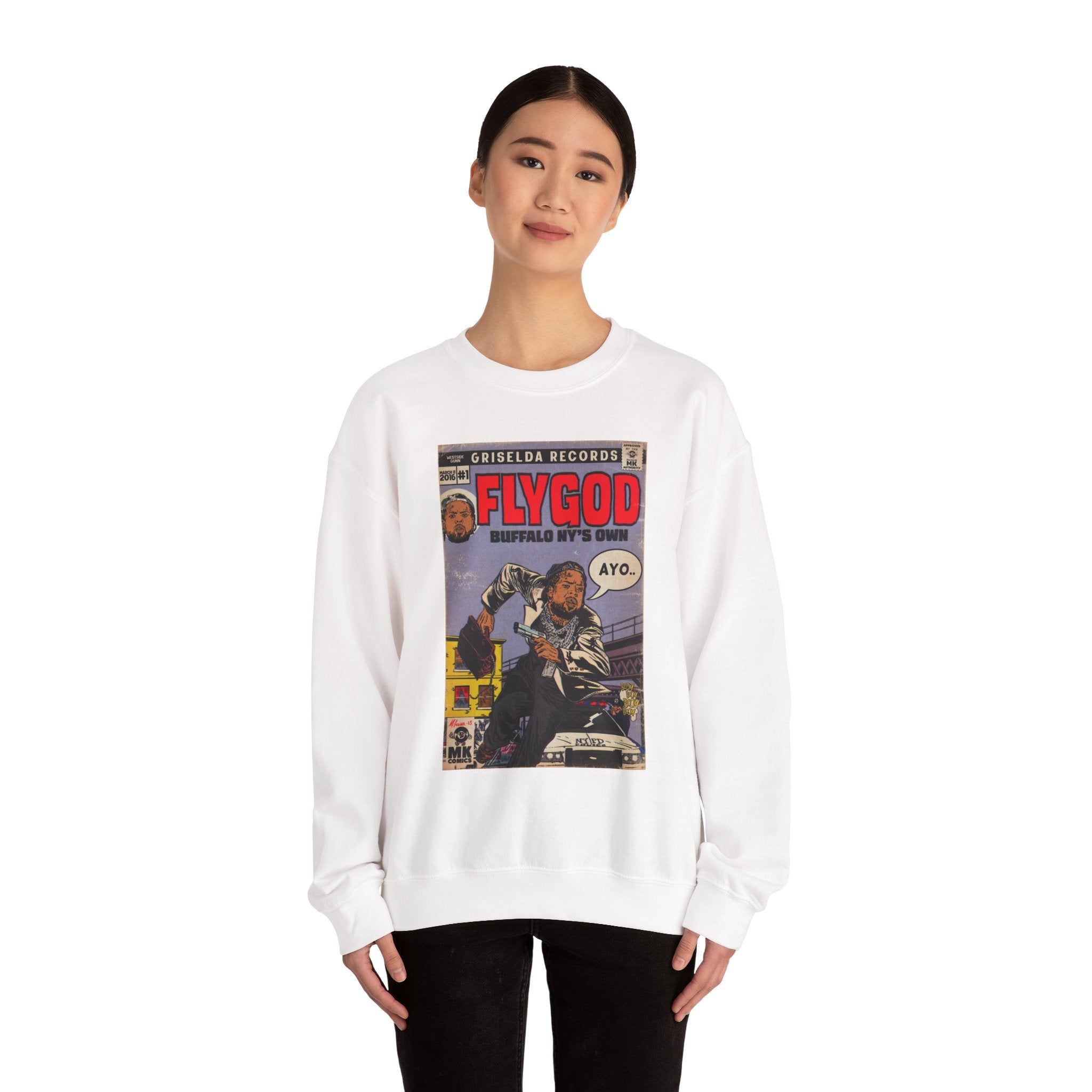 Flygod - Unisex Heavy Blend™ Crewneck Sweatshirt
