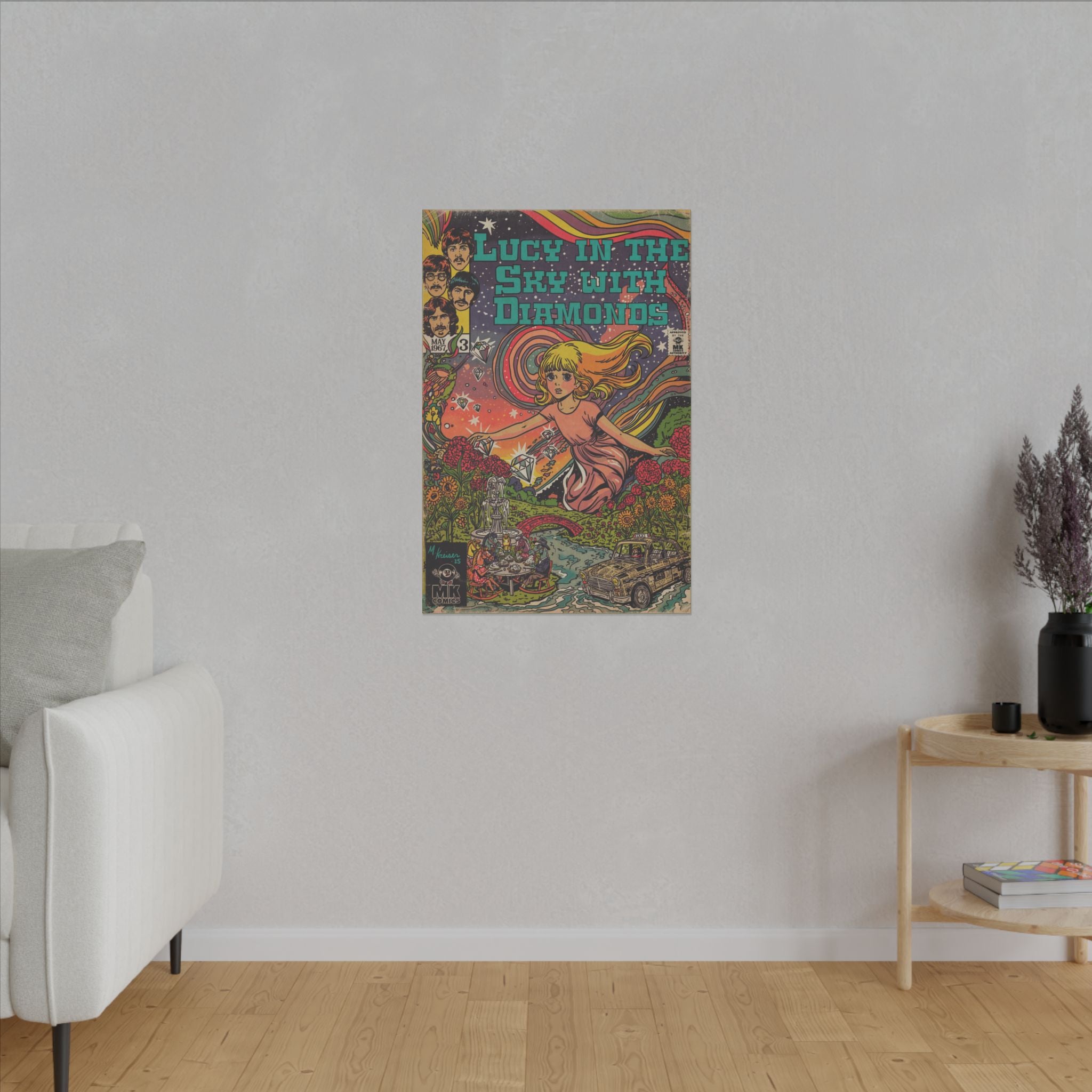 Lucy in the Sky with Diamonds - Matte Canvas, Stretched, 0.75" (Multi-Size)