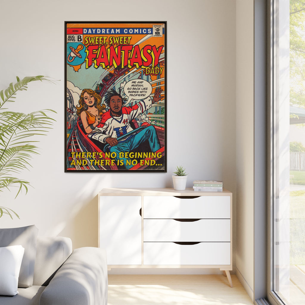 Fantasy Remix - Matte Canvas, Framed (Multi-color)