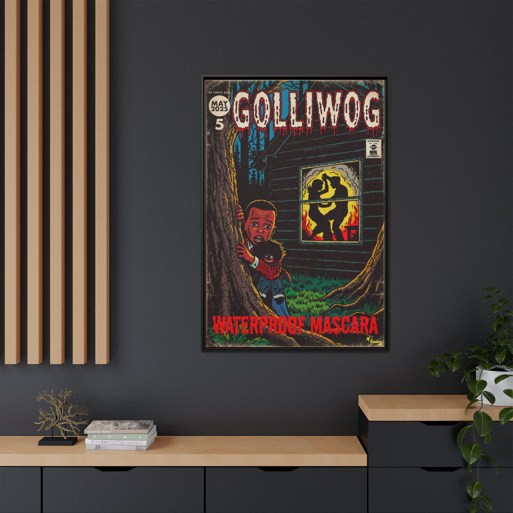 Waterproof Mascara - Golliwog - Matte Canvas, Framed (Multi-color)