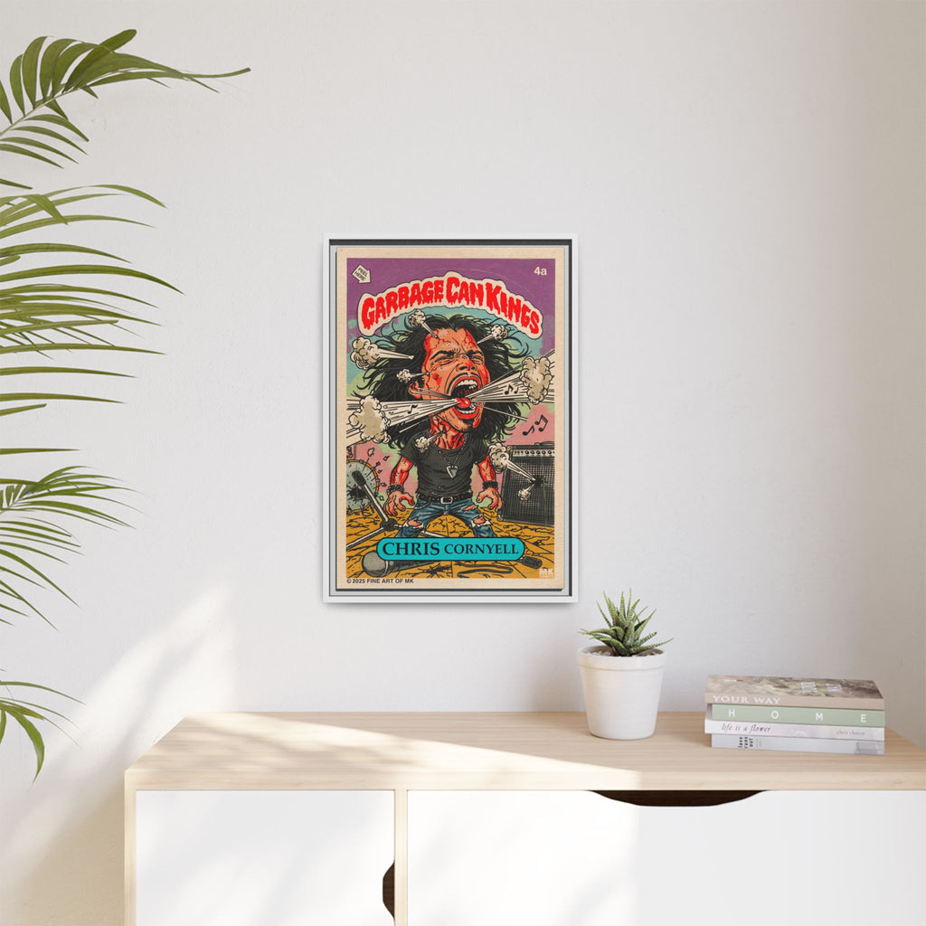 Chris Cornyell - Matte Canvas, Framed (Multi-color)