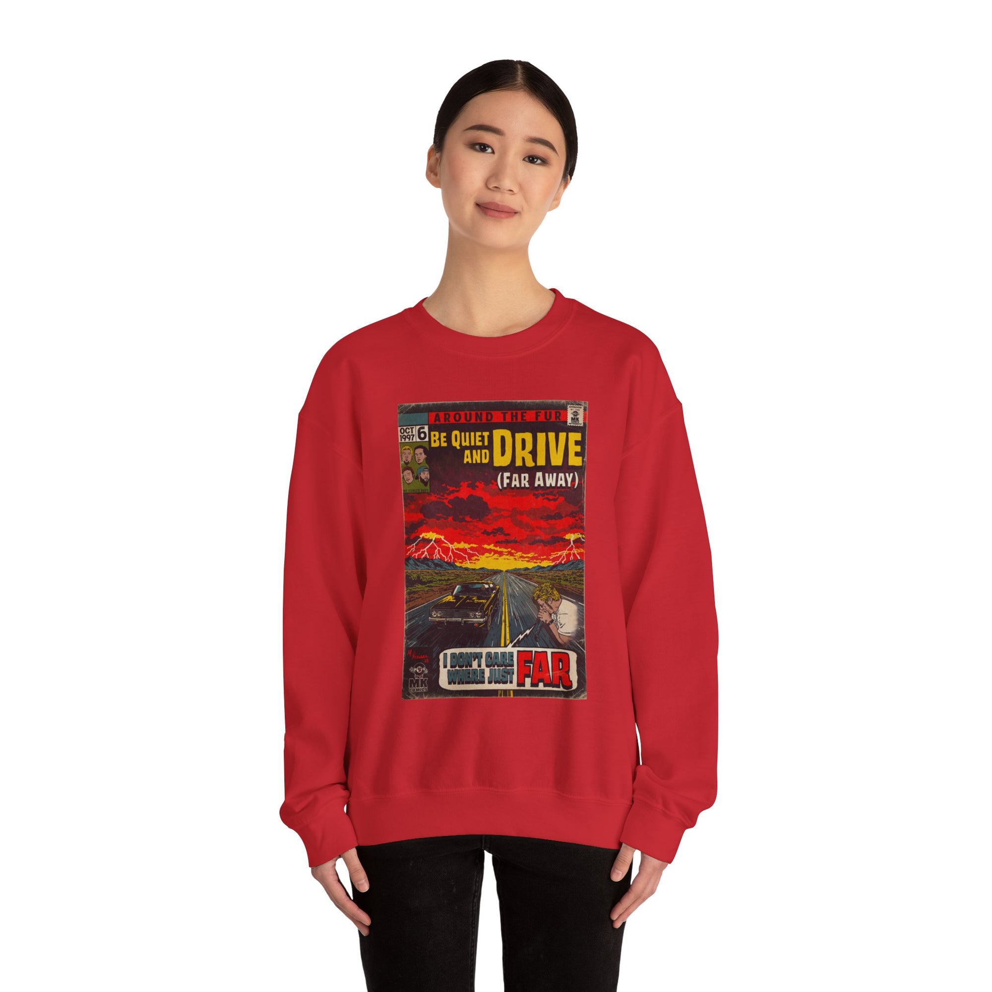 Be Quiet and Drive - Unisex Heavy Blend™ Crewneck Sweatshirt