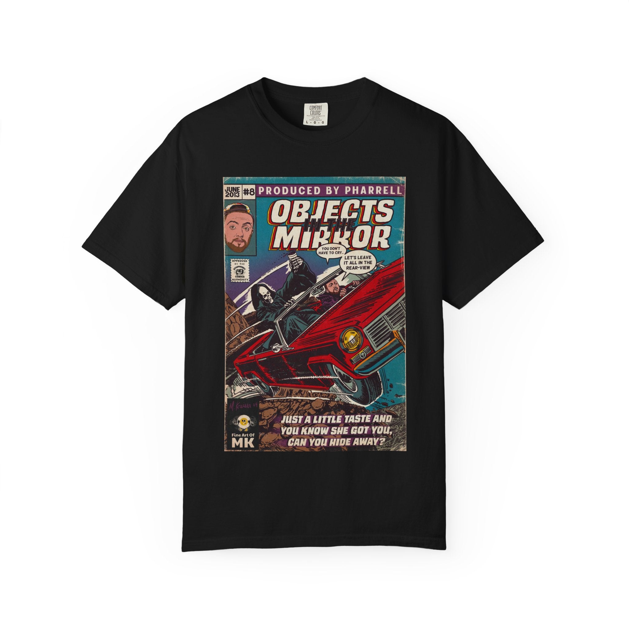 Objects in the Mirror - Unisex Comfort Colors T-shirt