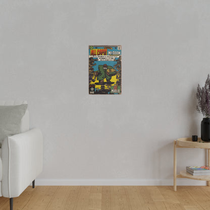 MF DOOM - All Caps - Matte Canvas, Stretched, 0.75"